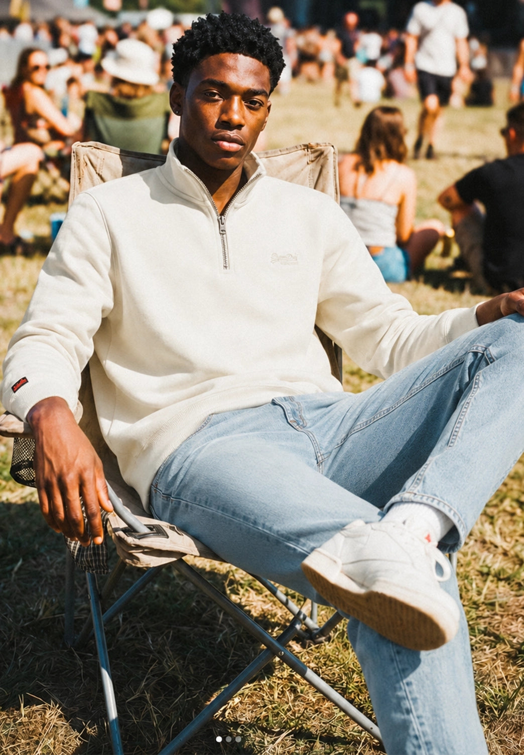 Essential Logo Half Zip
