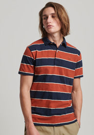 Jersey Stripe Polo Shirt