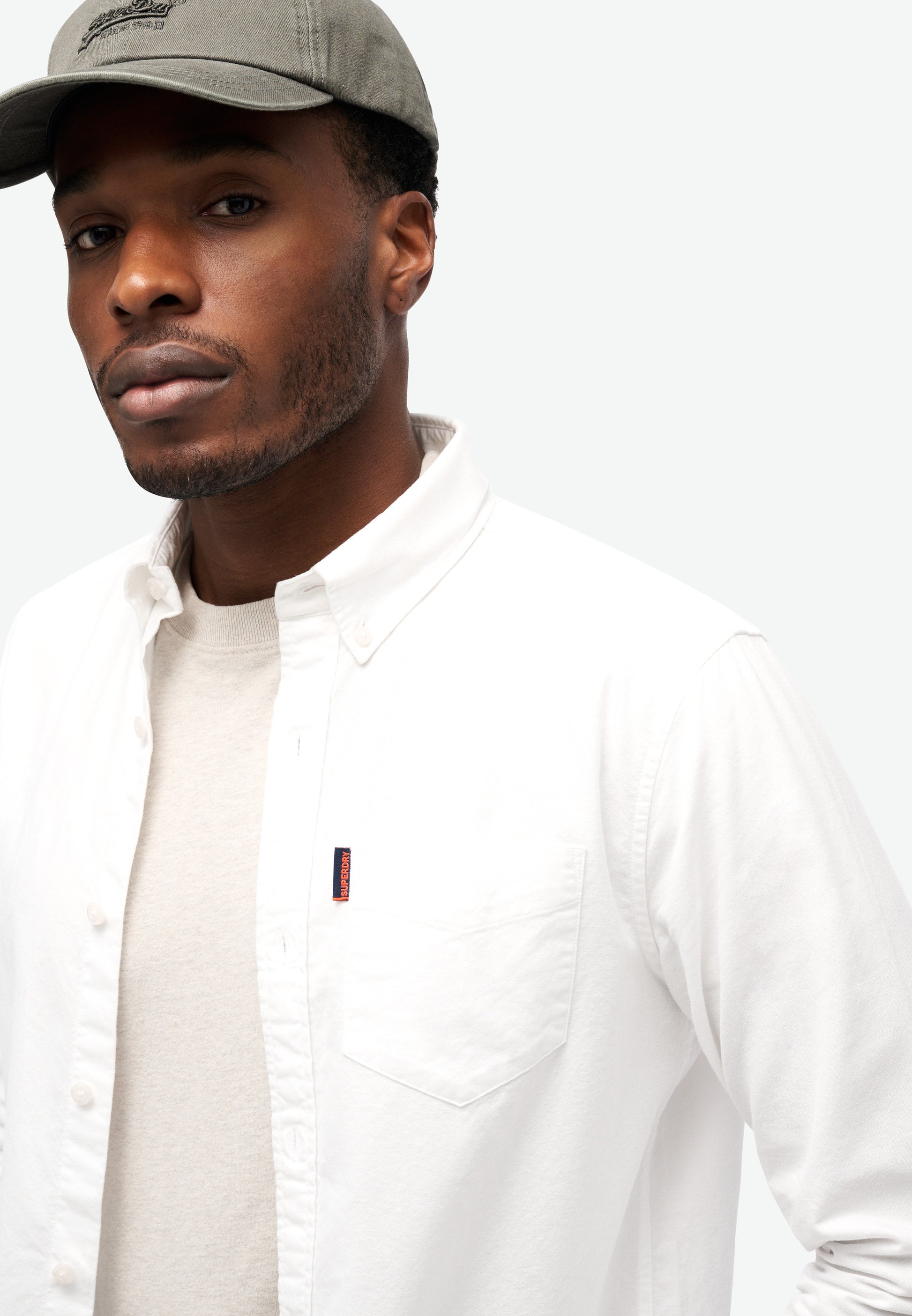 Organic Cotton Long Sleeve Oxford Shirt (2)