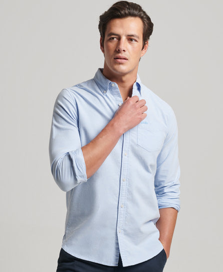 Organic Cotton Long Sleeve Oxford Shirt