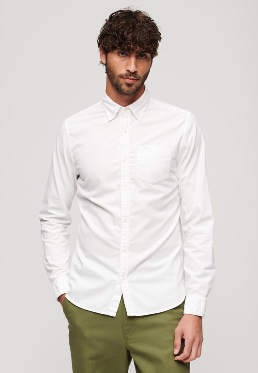 Organic Cotton Long Sleeve Oxford Shirt