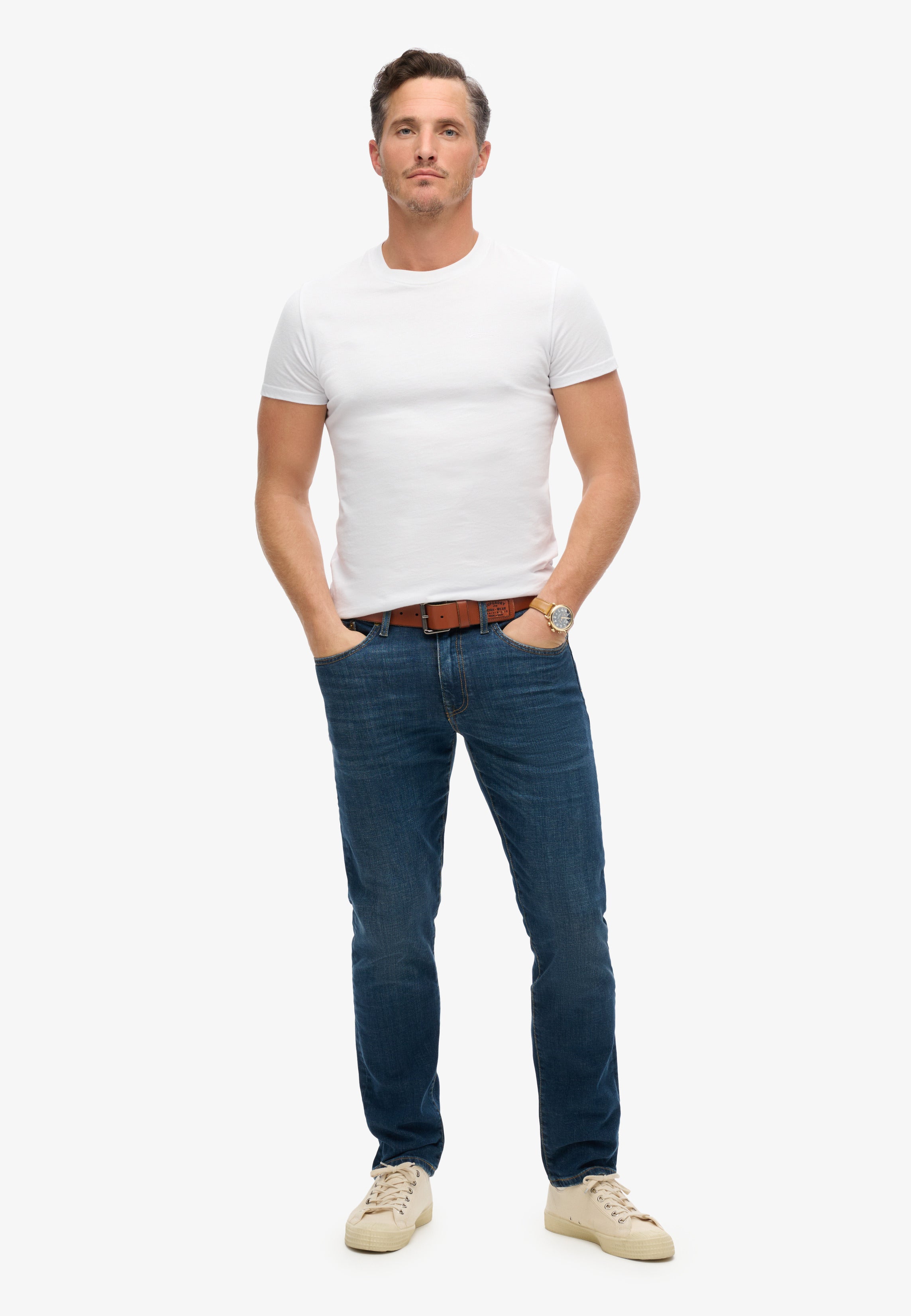 Vintage Slim Straight Jeans