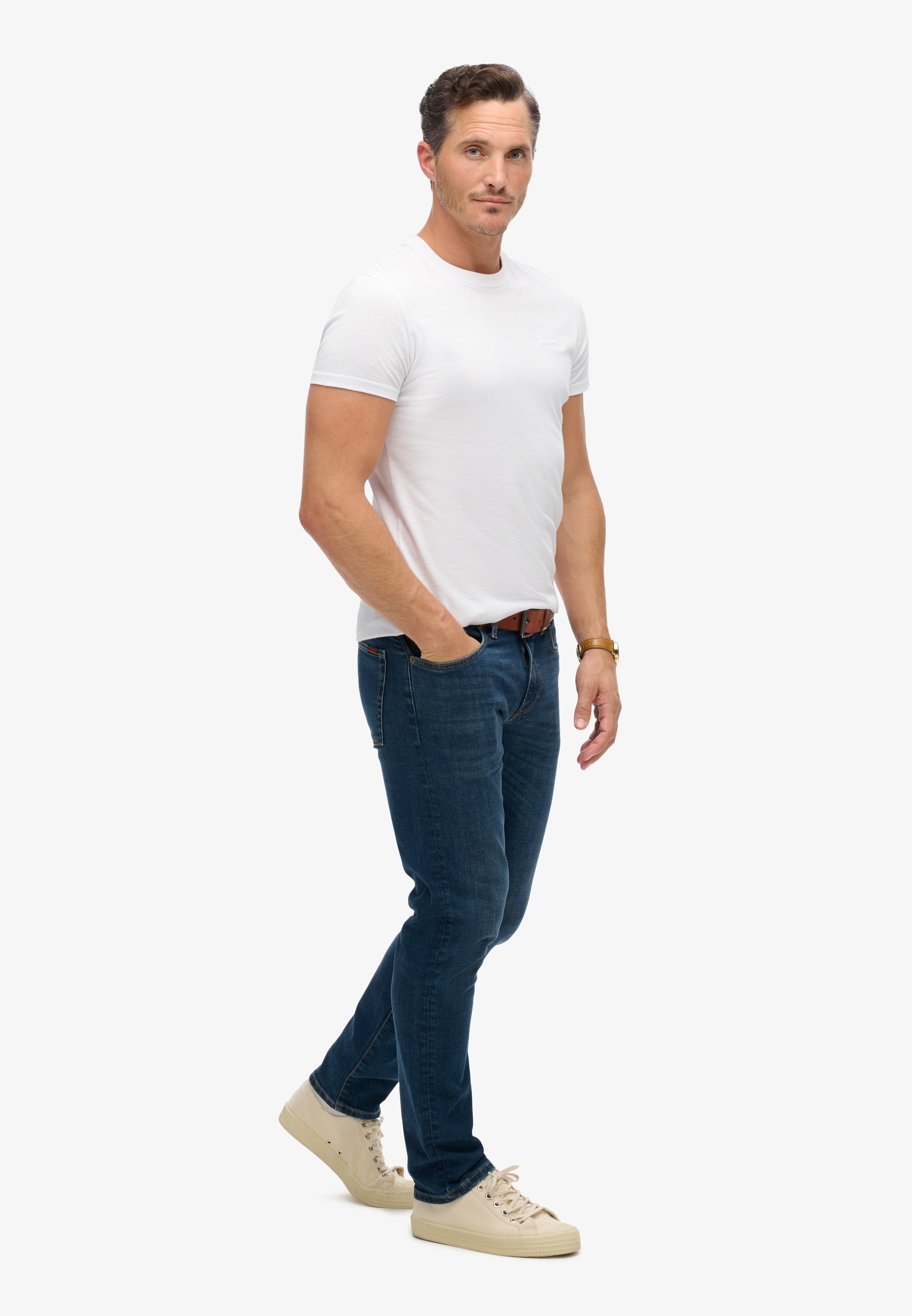 Vintage Slim Straight Jeans