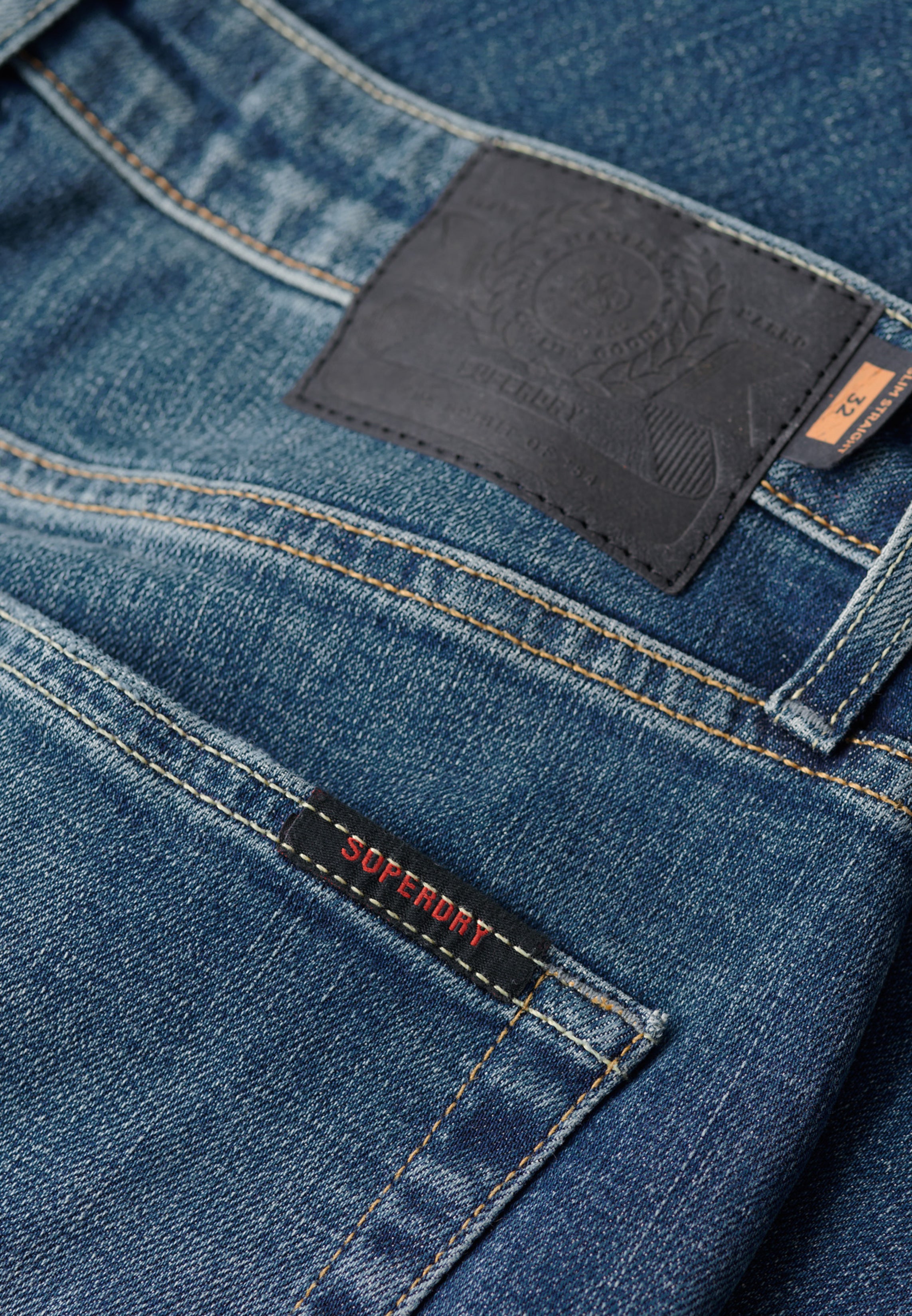 Vintage Slim Straight Jeans