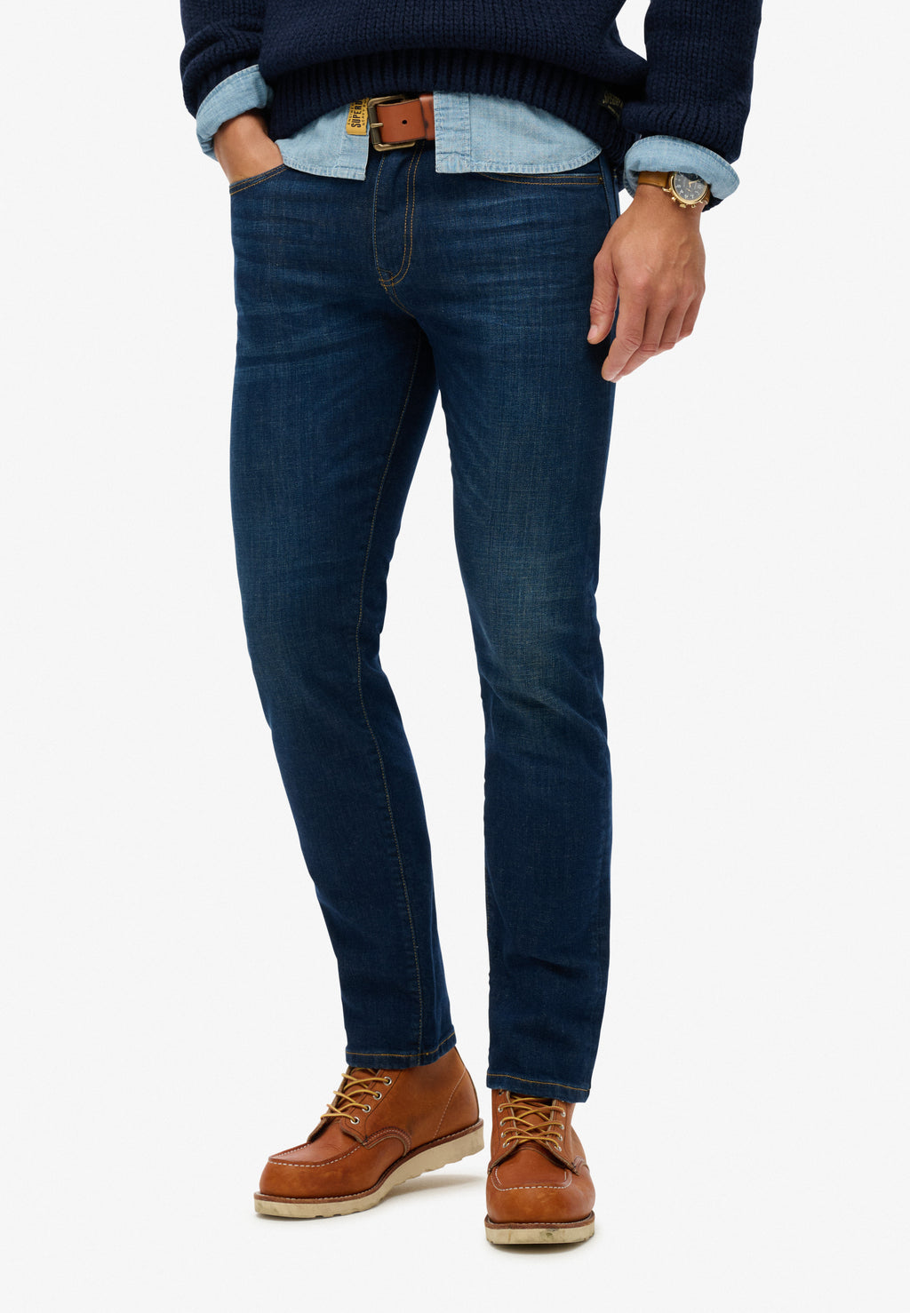 Vintage Slim Straight Jeans