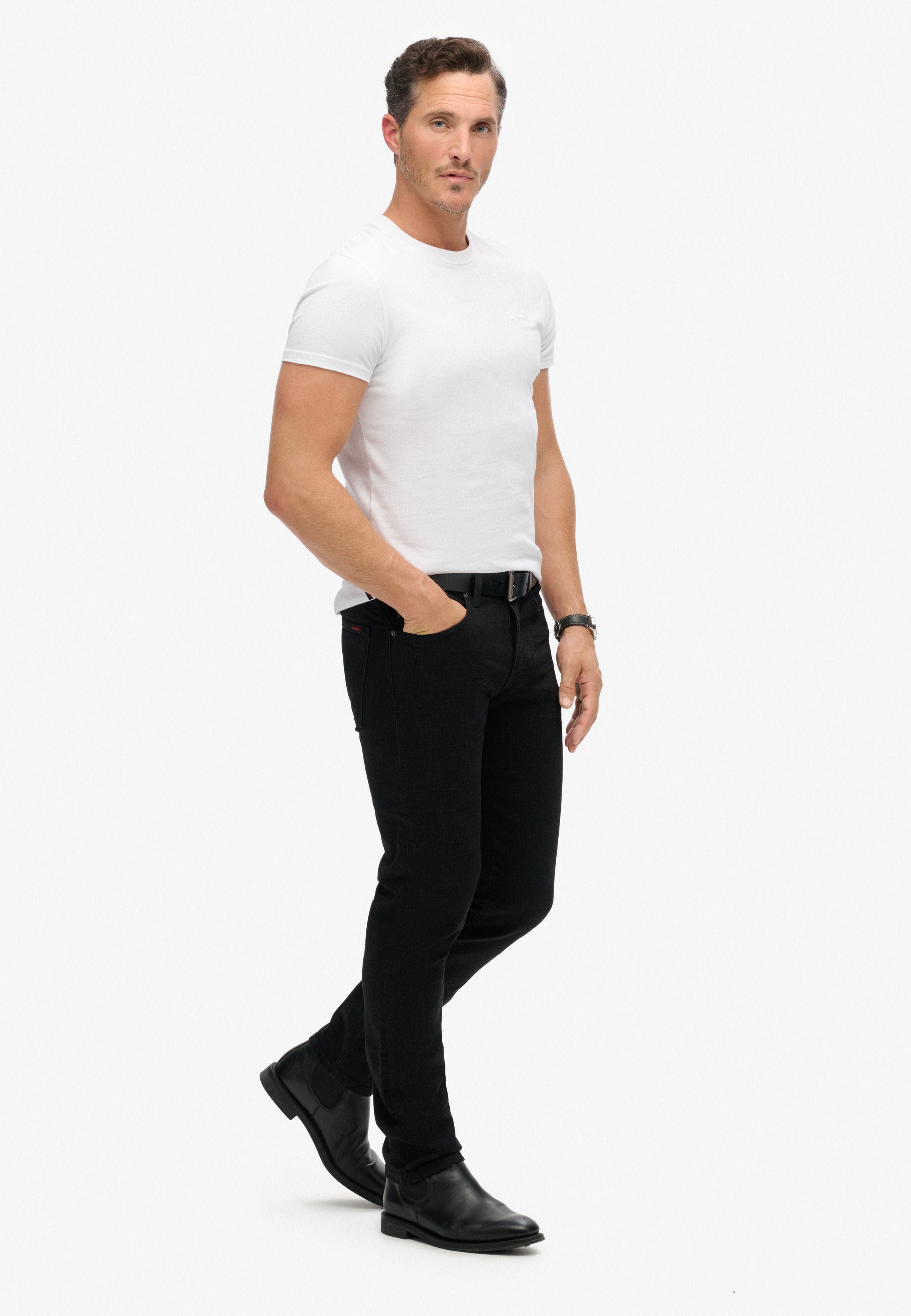 Vintage Slim Straight Jeans