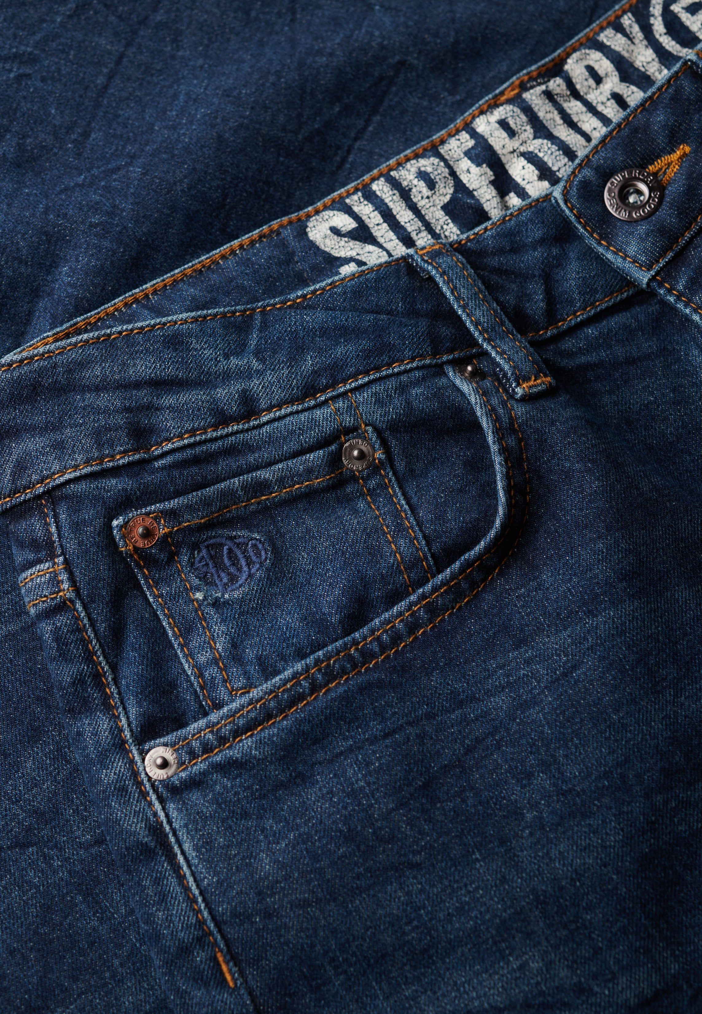 Vintage Slim Straight Jeans