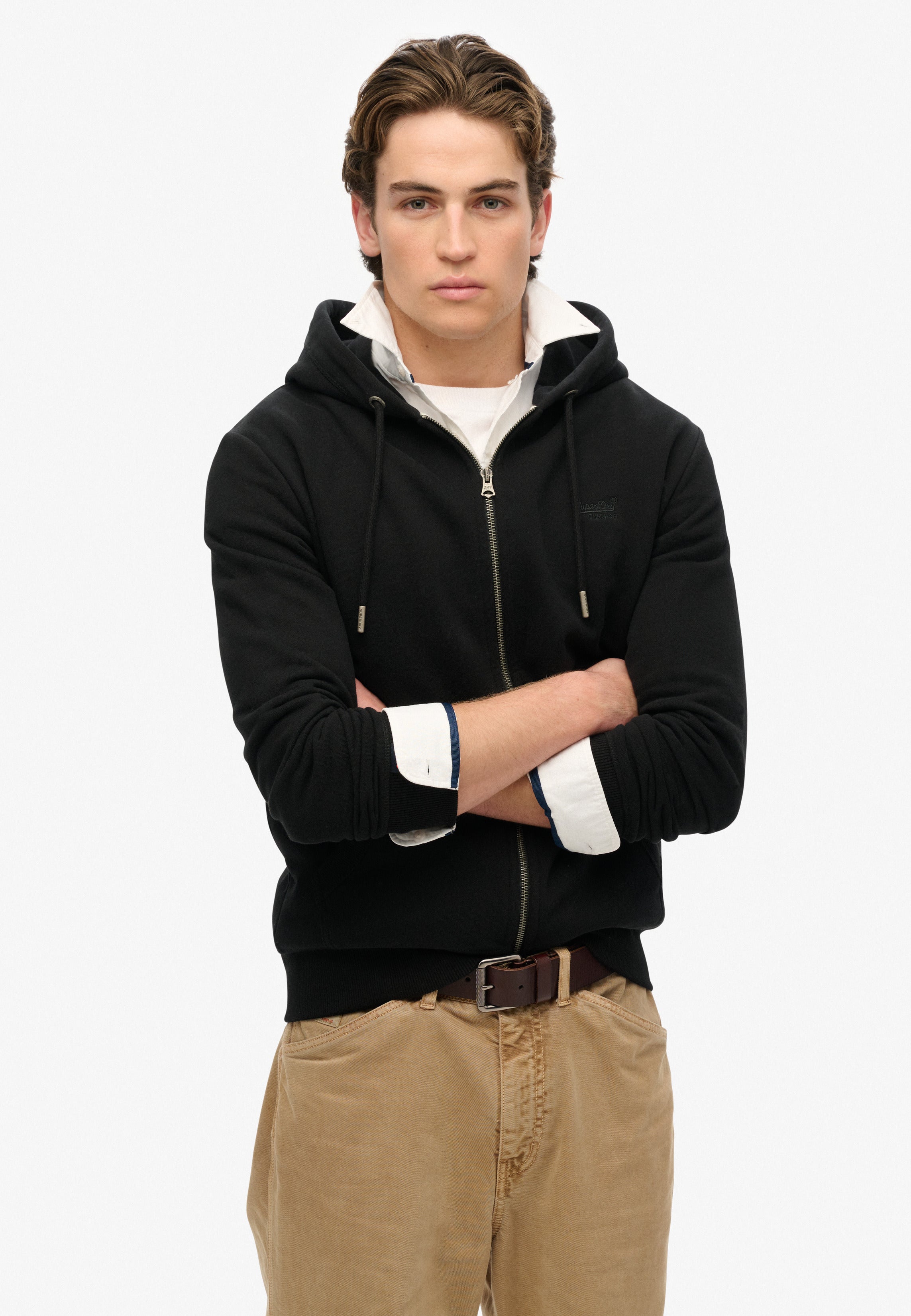 Essential Logo Zip Hoodie Hb