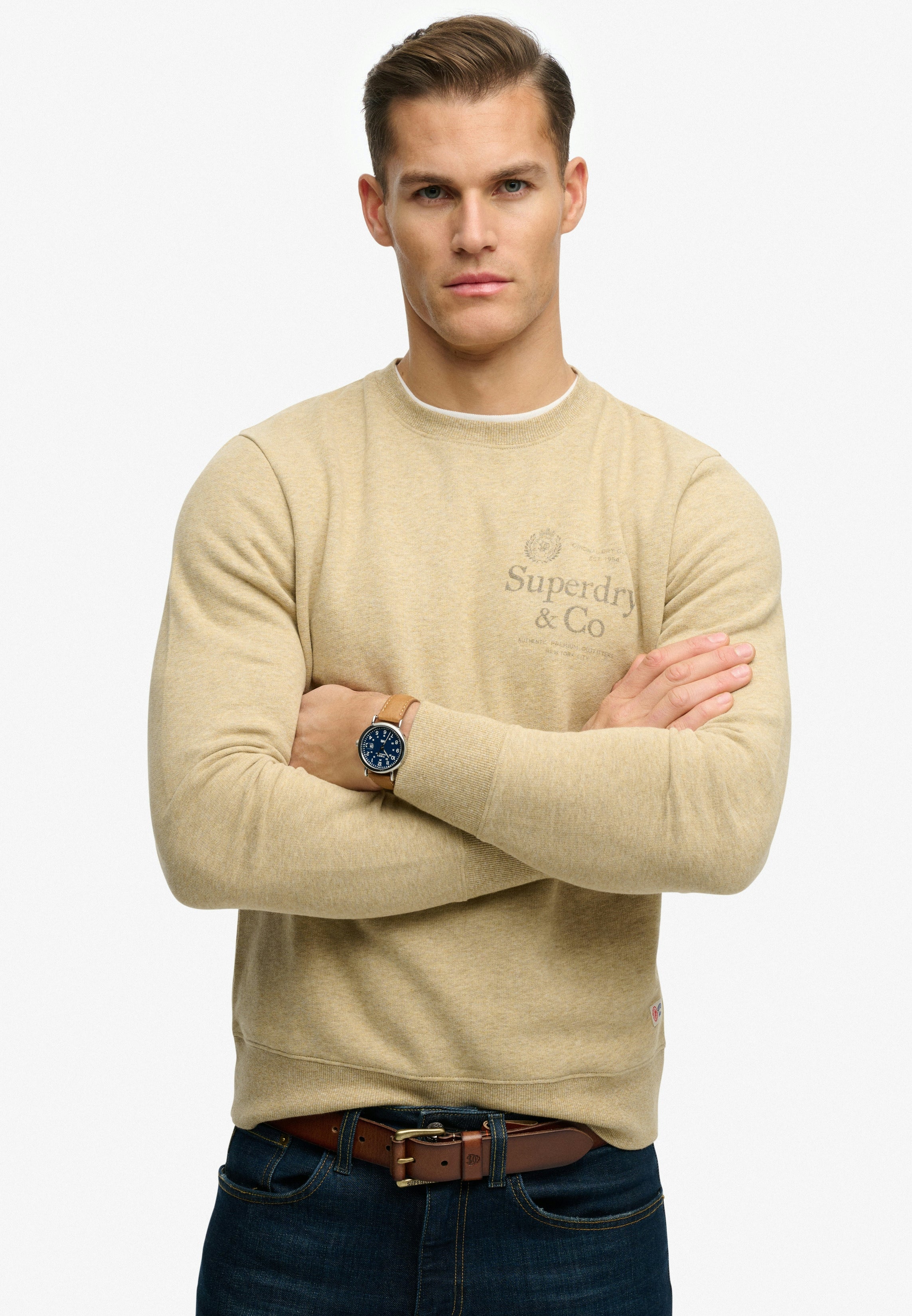 1954 Company Relaxed Sweat — Pumice Stone Beige