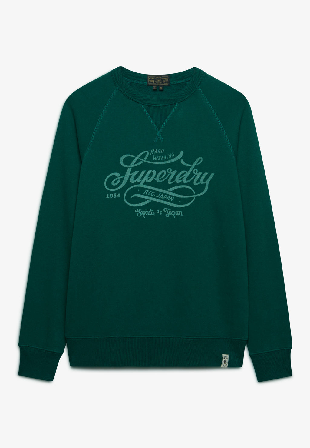 Merchant Vintage Print Sweat — Varsity Green