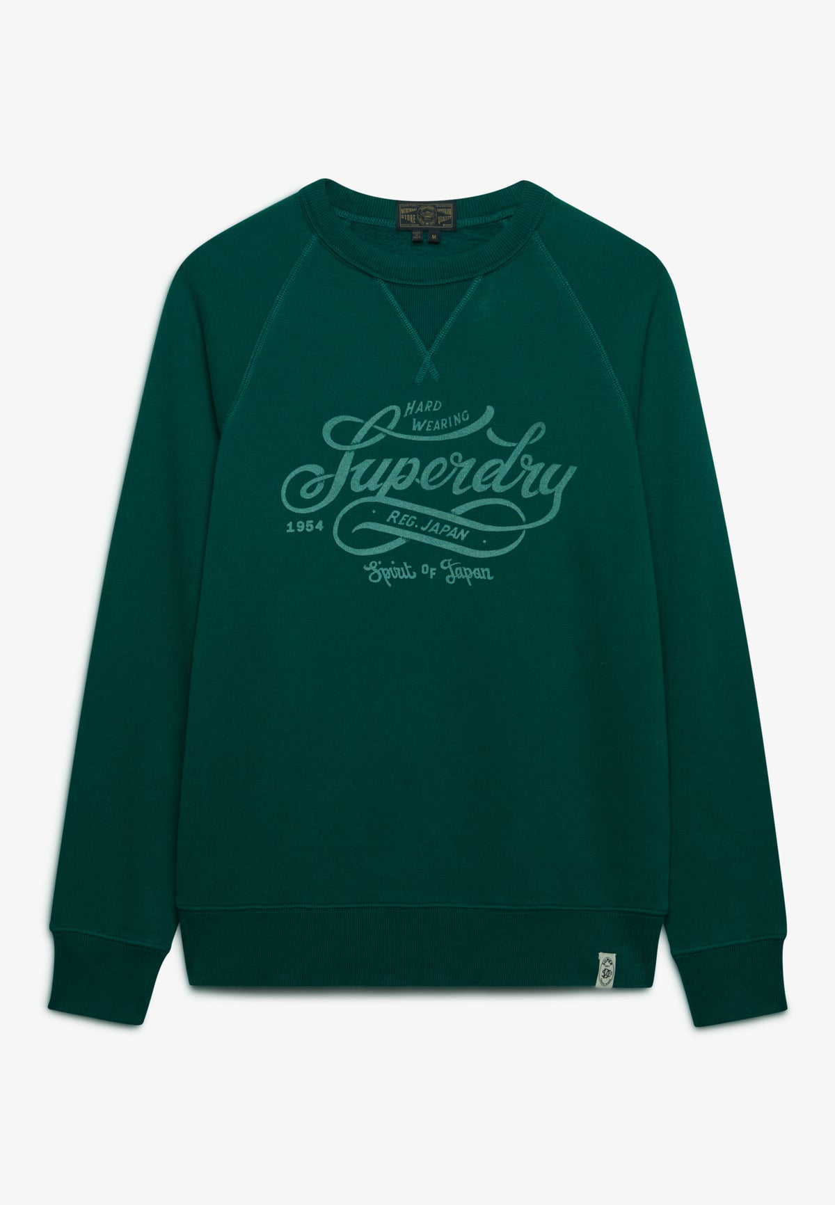 Merchant Vintage Print Sweat — Varsity Green