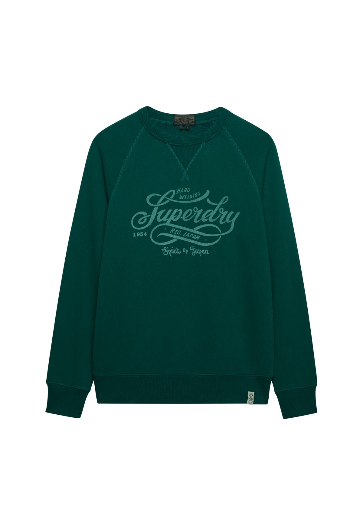 Merchant Vintage Print Sweat — Varsity Green