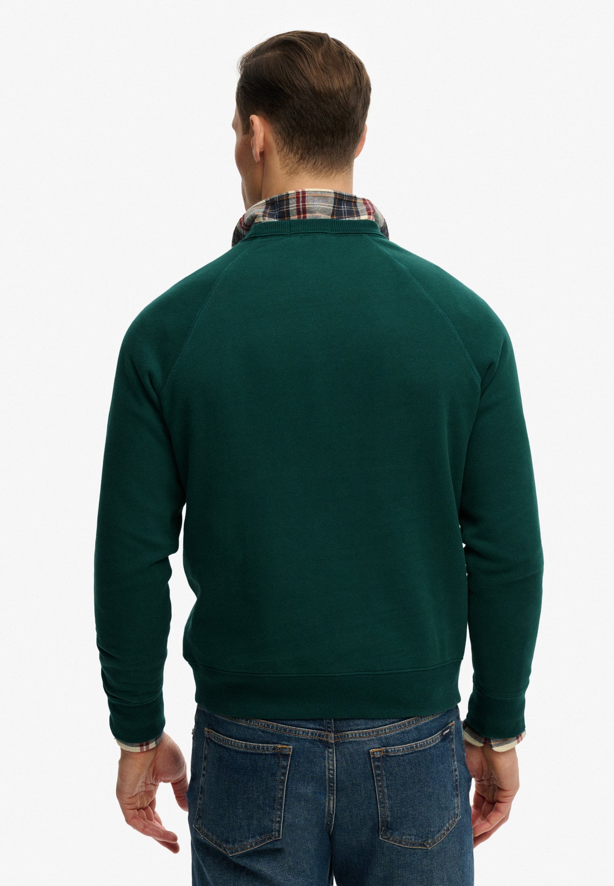 Merchant Vintage Print Sweat — Varsity Green