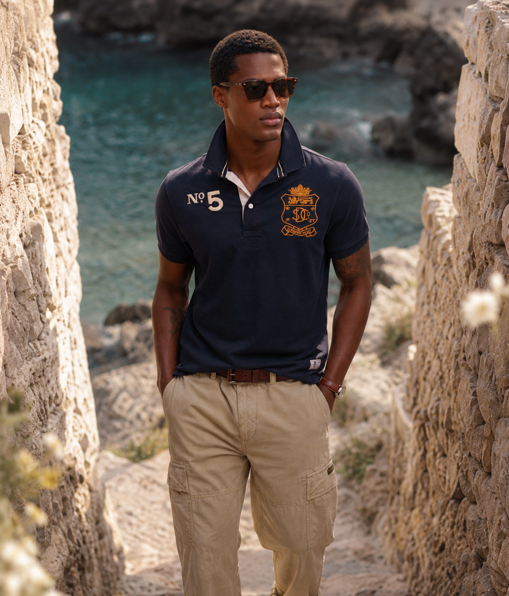 Double Emblem Jersey Ss Rugby