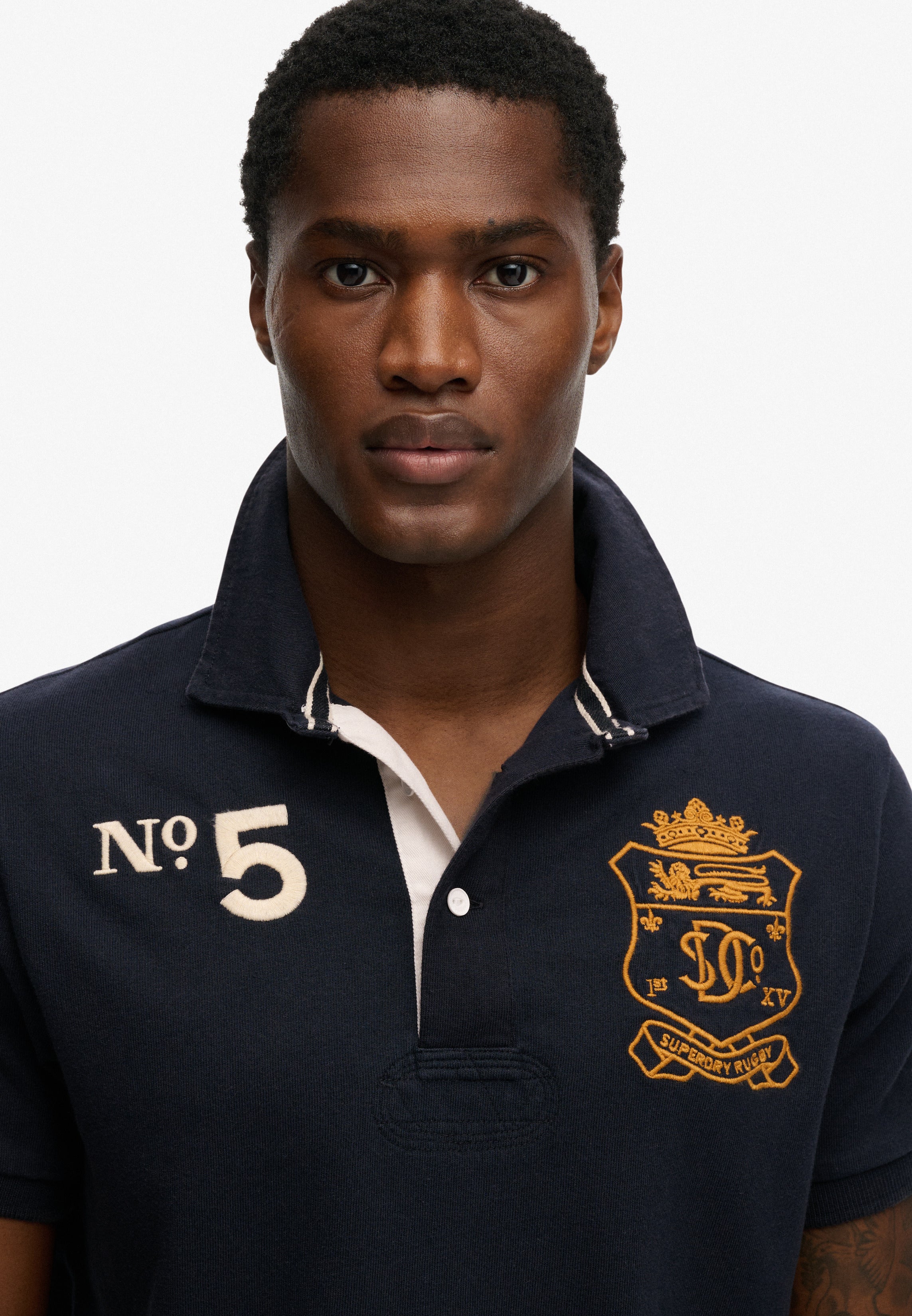 Double Emblem Jersey Ss Rugby