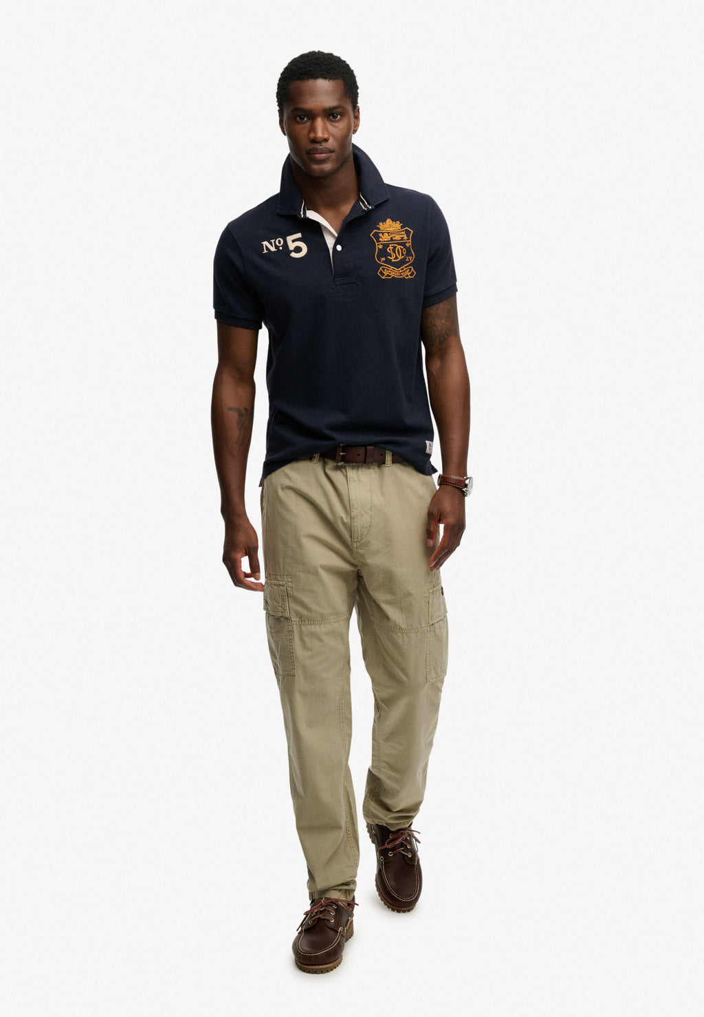 Double Emblem Jersey Ss Rugby