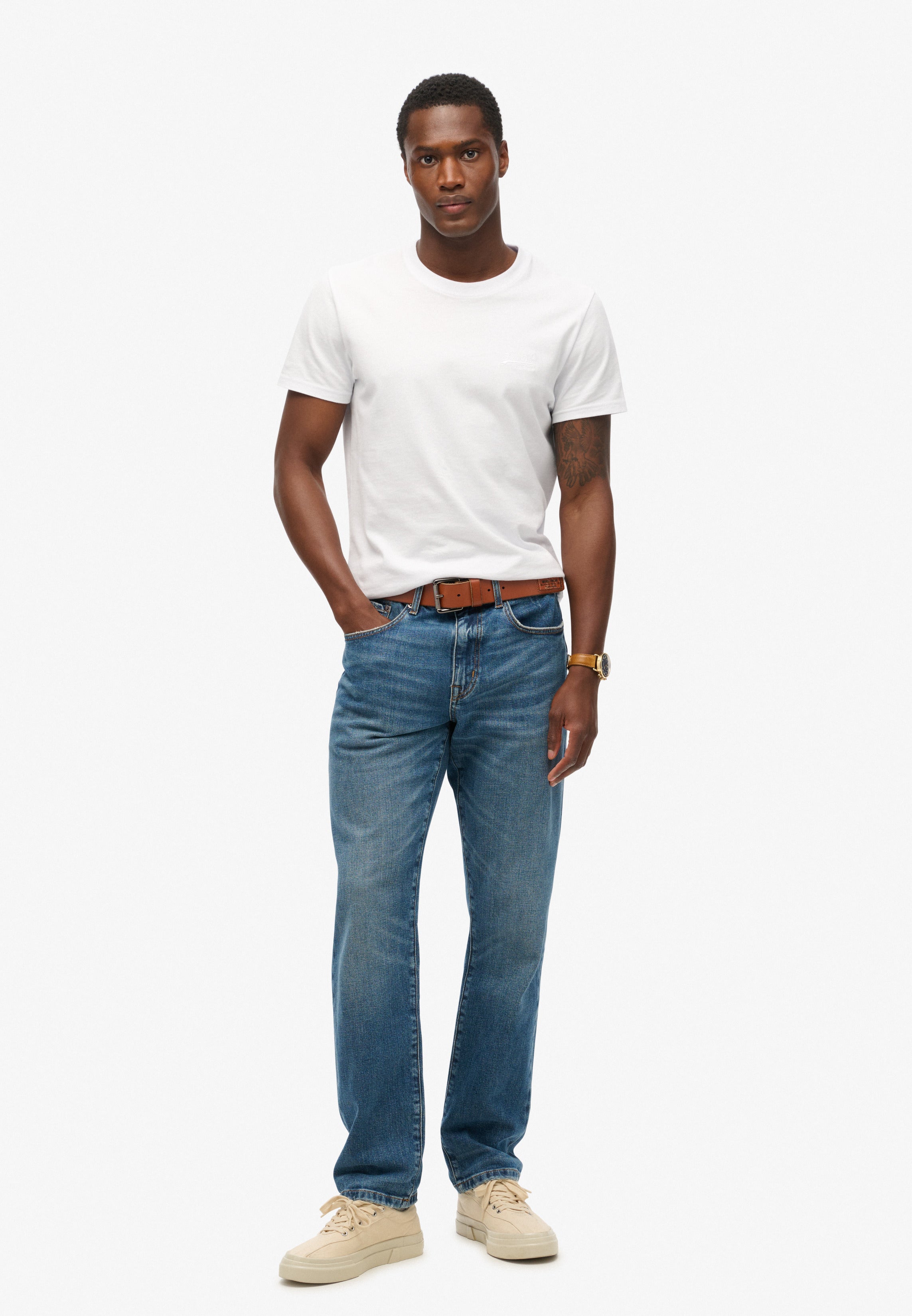Vintage Slim Straight Jeans