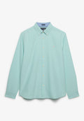 Preppy Oxford L/s Shirt — Spearmint Green
