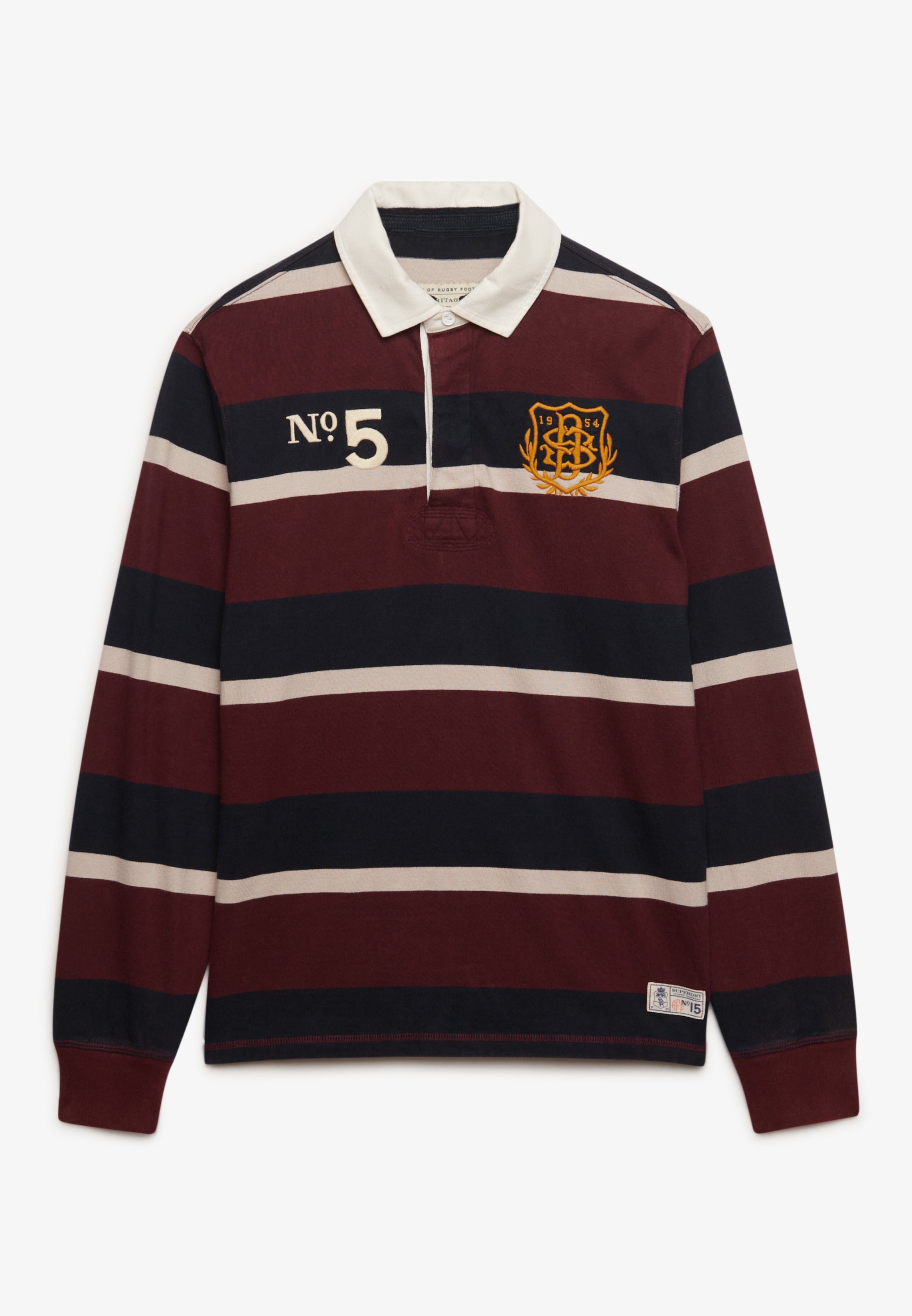 Double Emblem Stripe Rugby