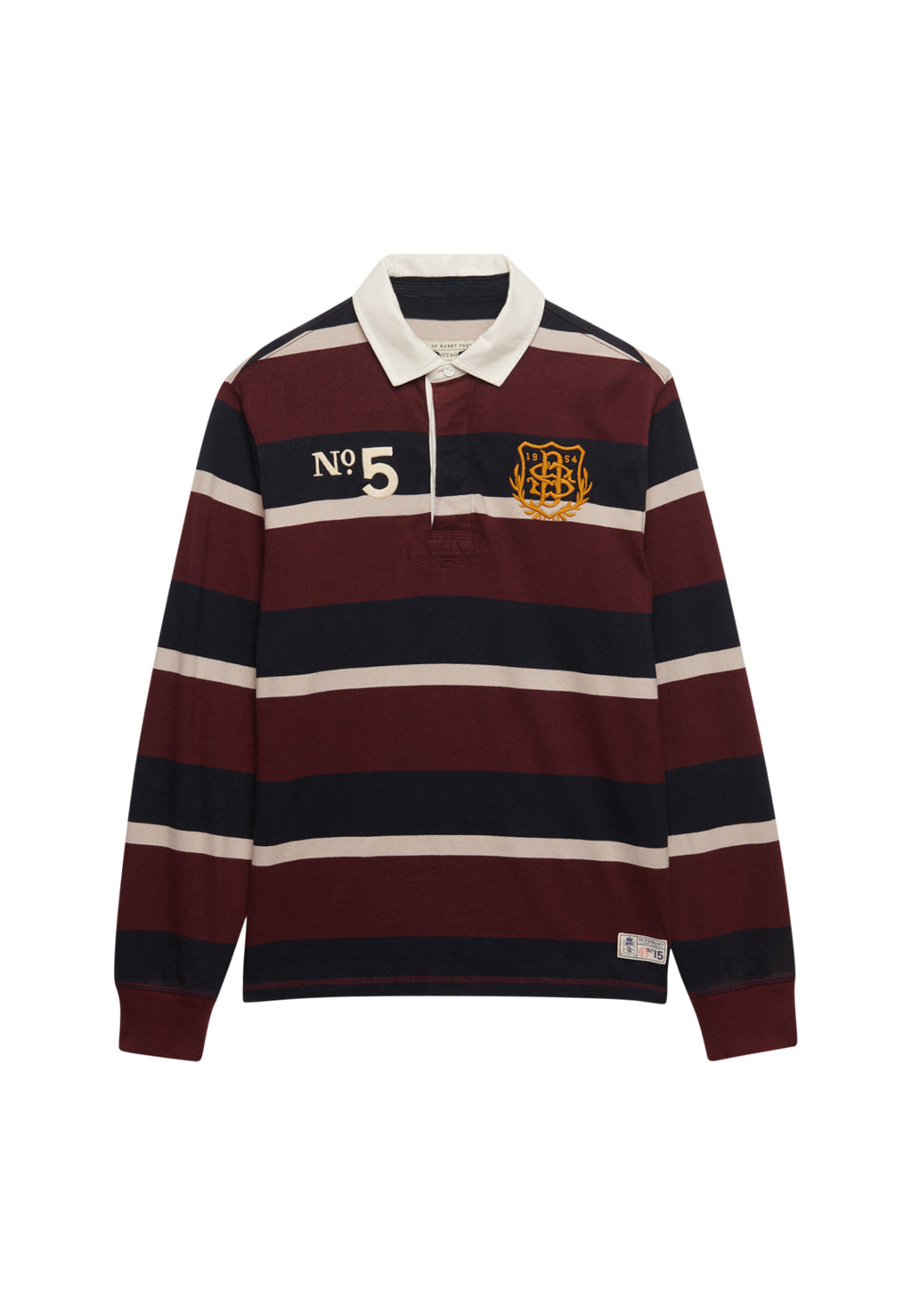 Double Emblem Stripe Rugby