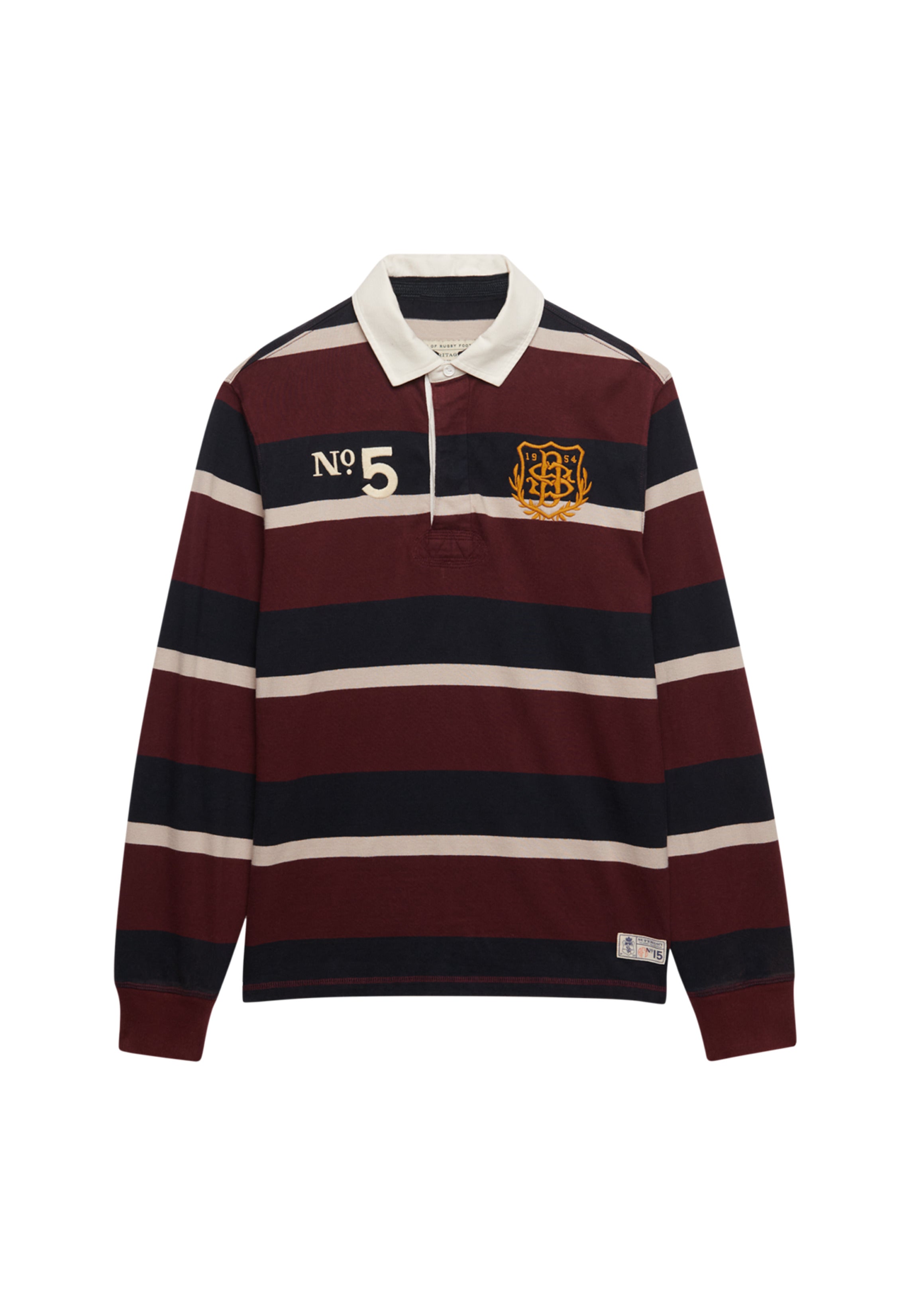 Double Emblem Stripe Rugby