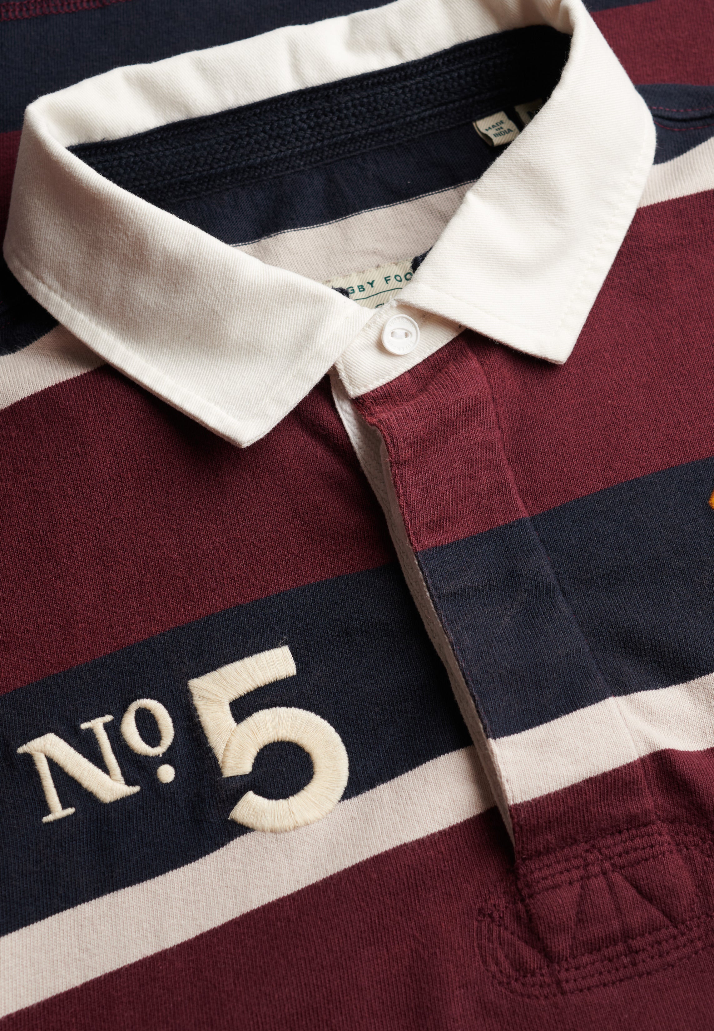 Double Emblem Stripe Rugby