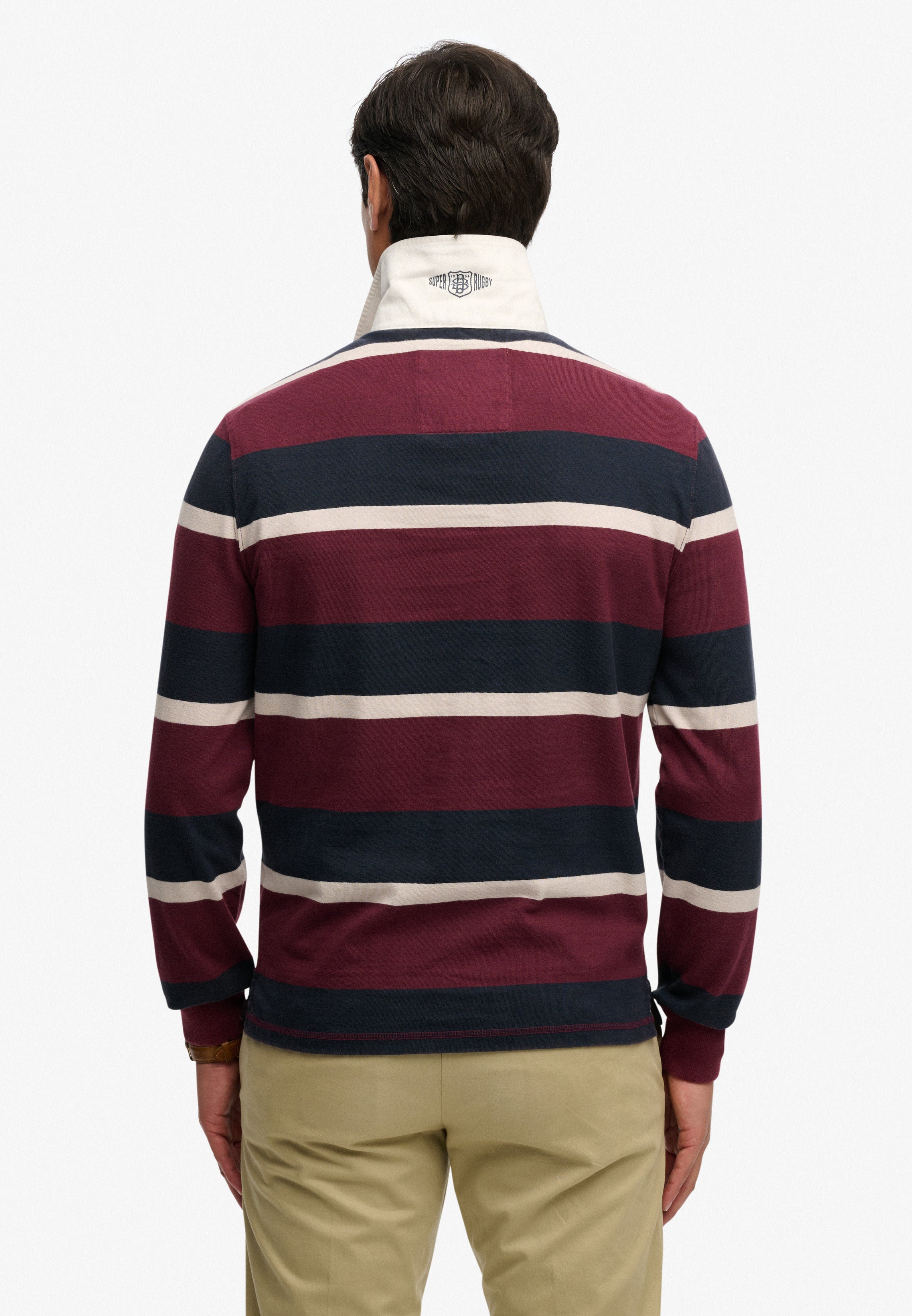 Double Emblem Stripe Rugby
