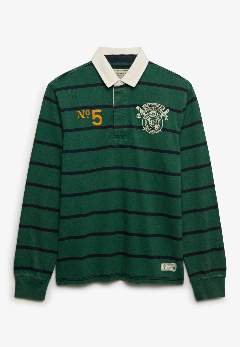 Double Emblem Stripe Rugby