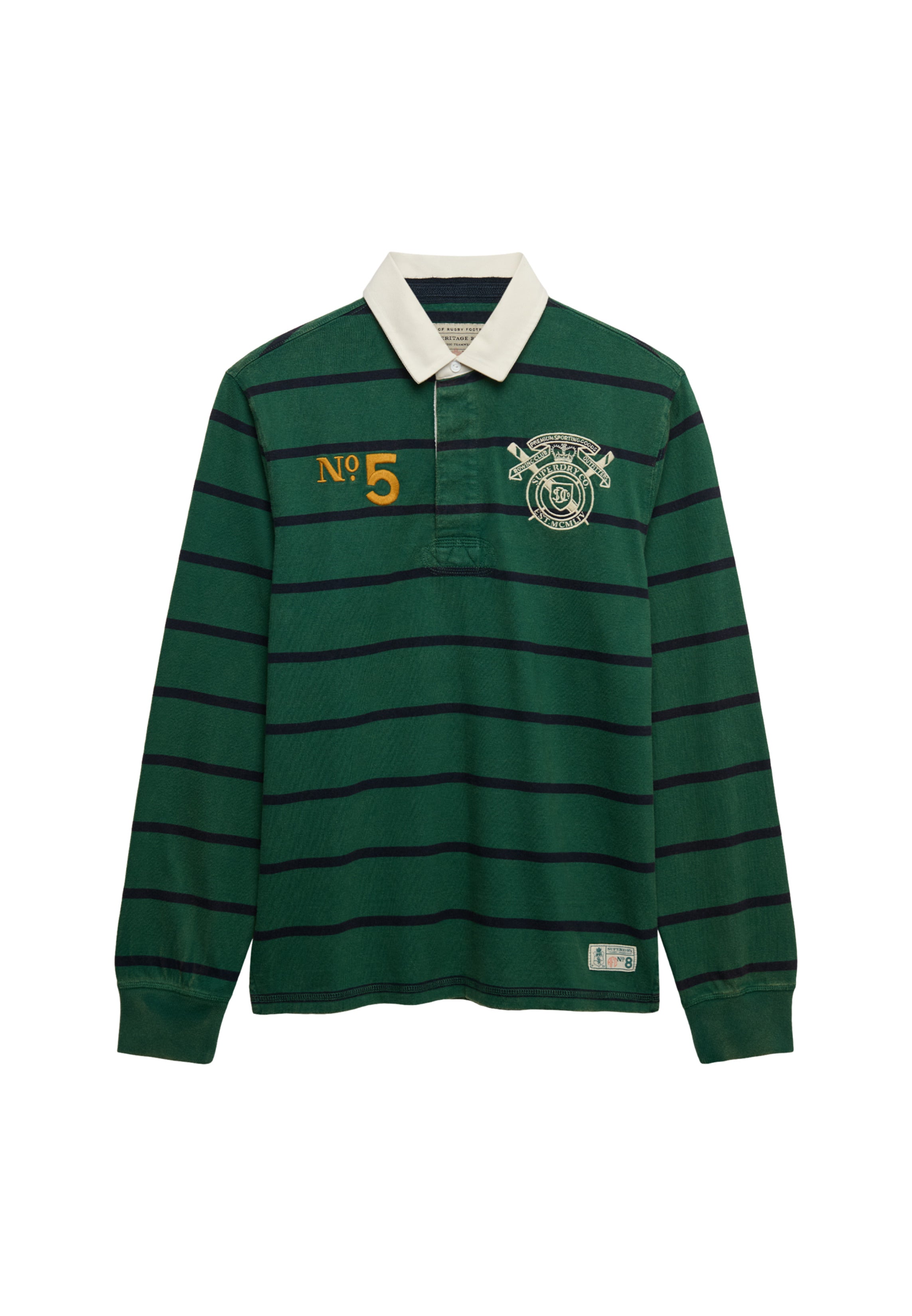 Double Emblem Stripe Rugby