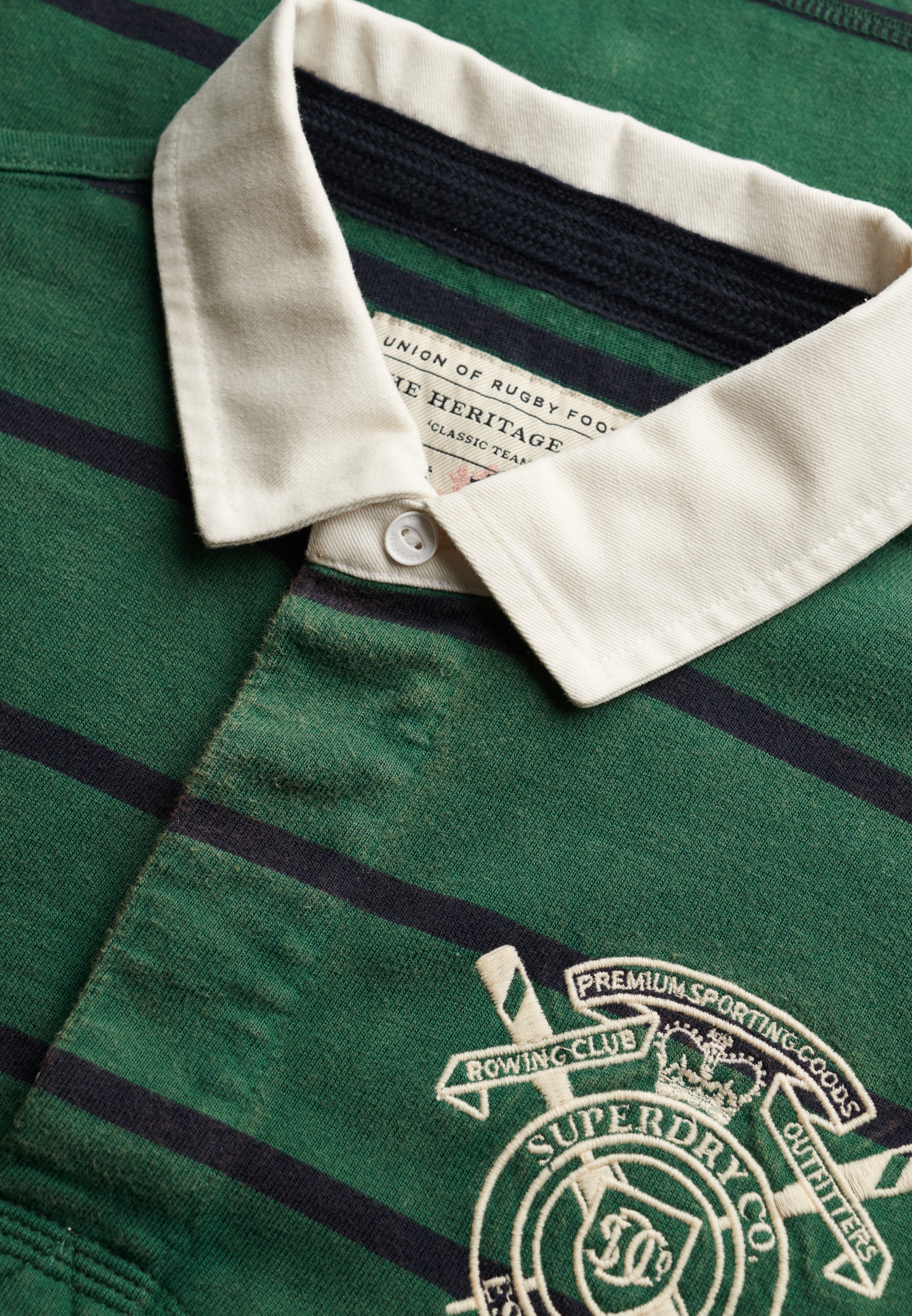Double Emblem Stripe Rugby