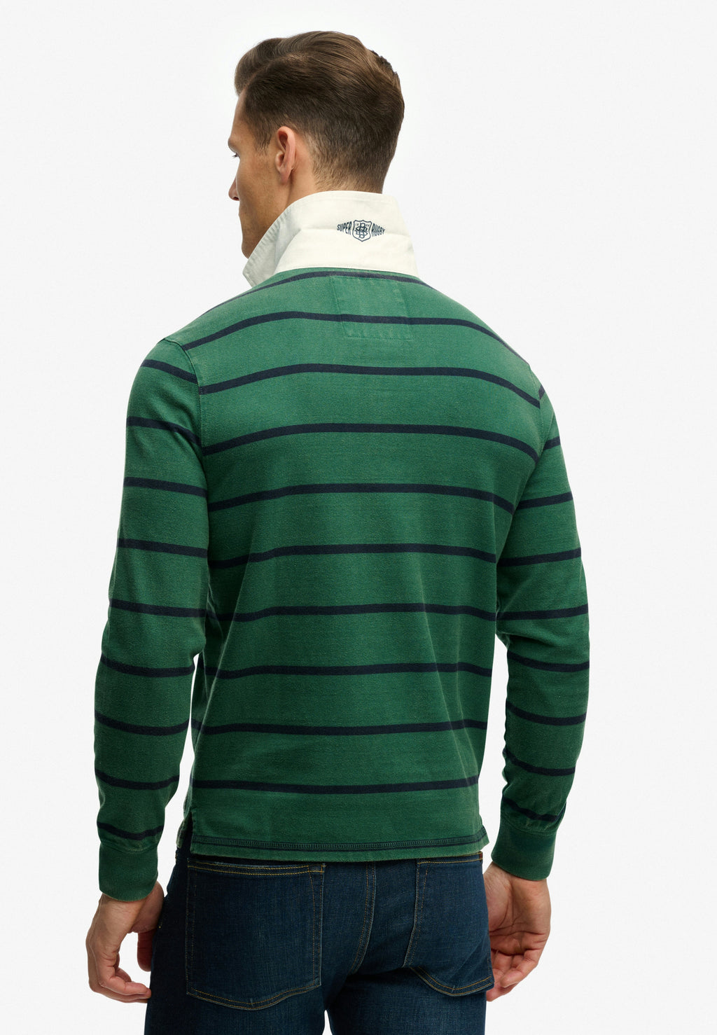 Double Emblem Stripe Rugby