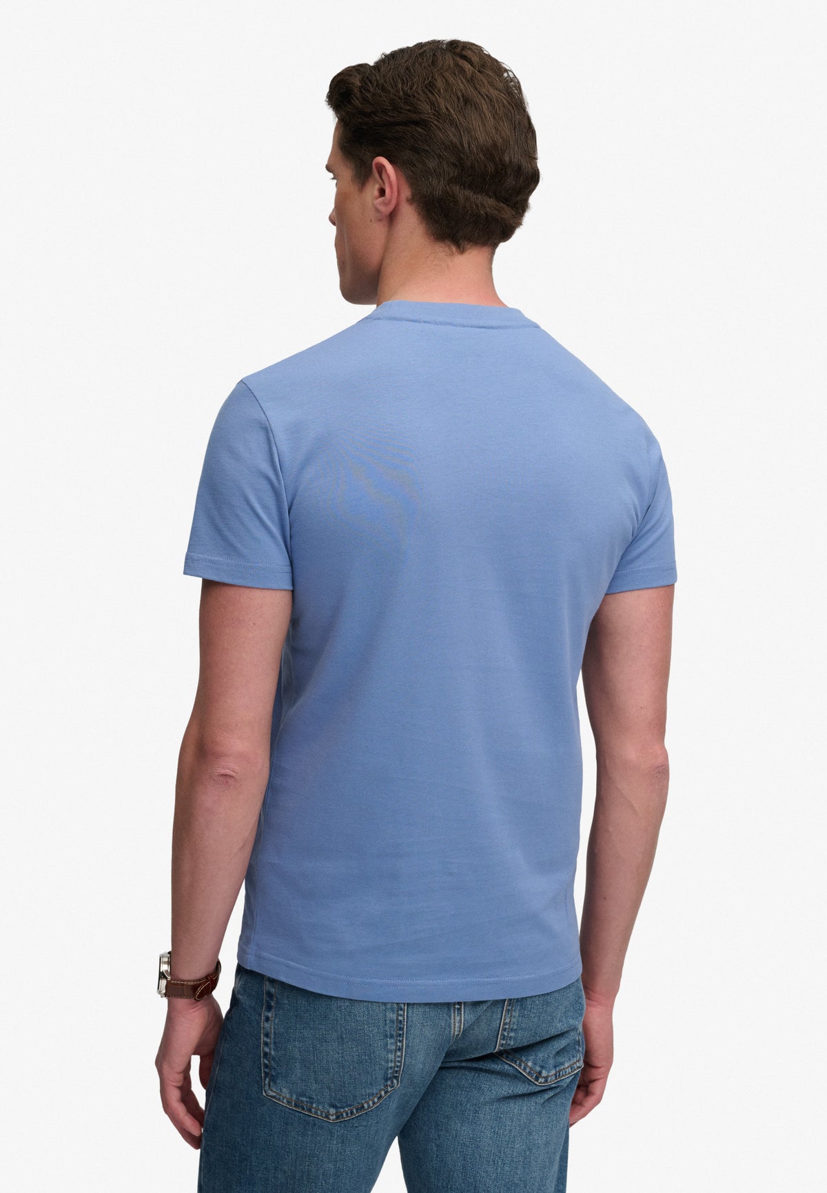 Essential Stacked Logo Emb T-shirt — Optic