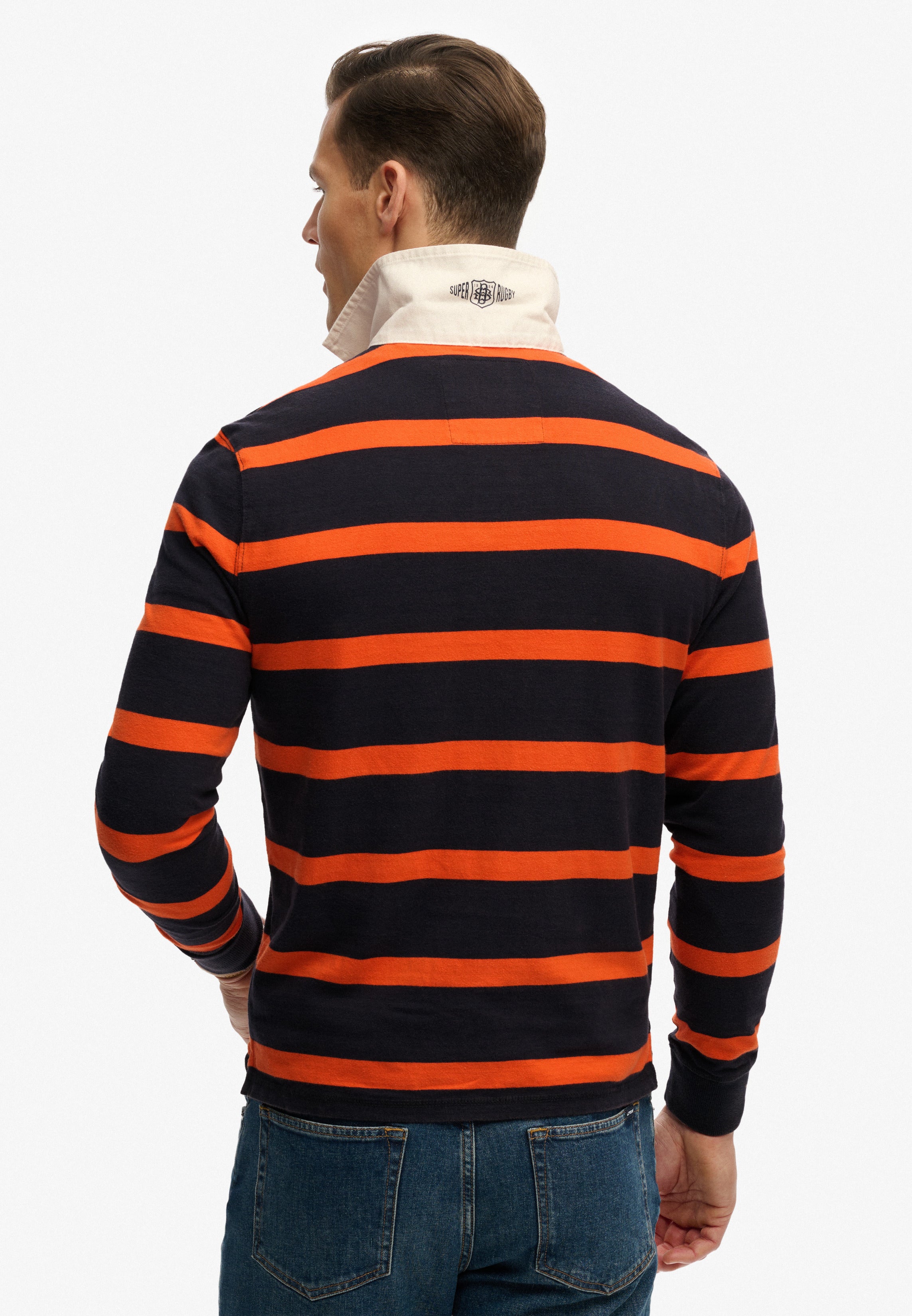 Double Emblem Stripe Rugby