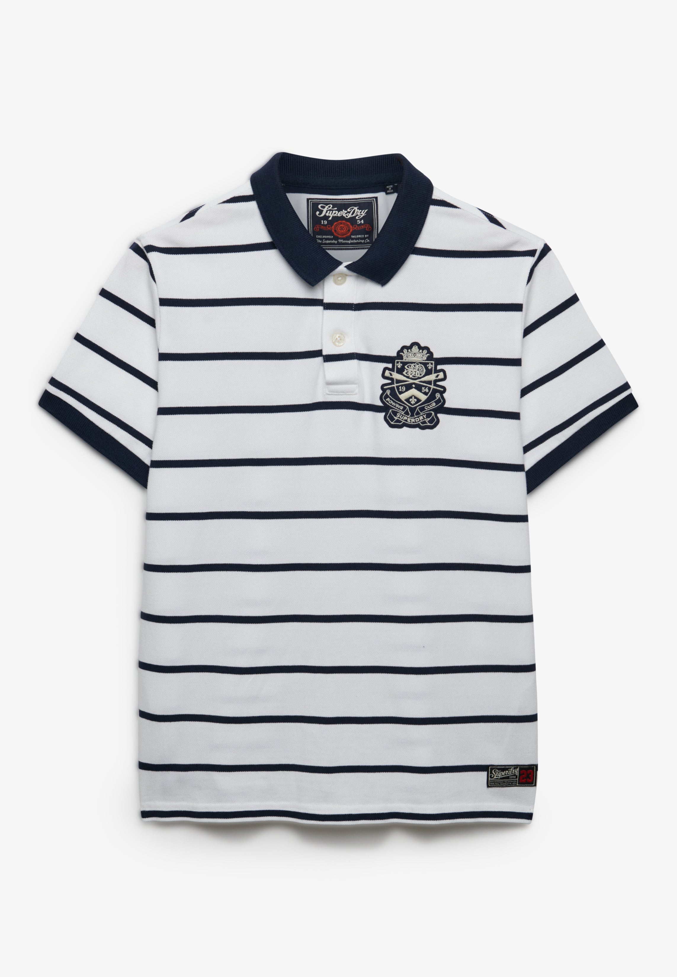 Crest Stripe Polo