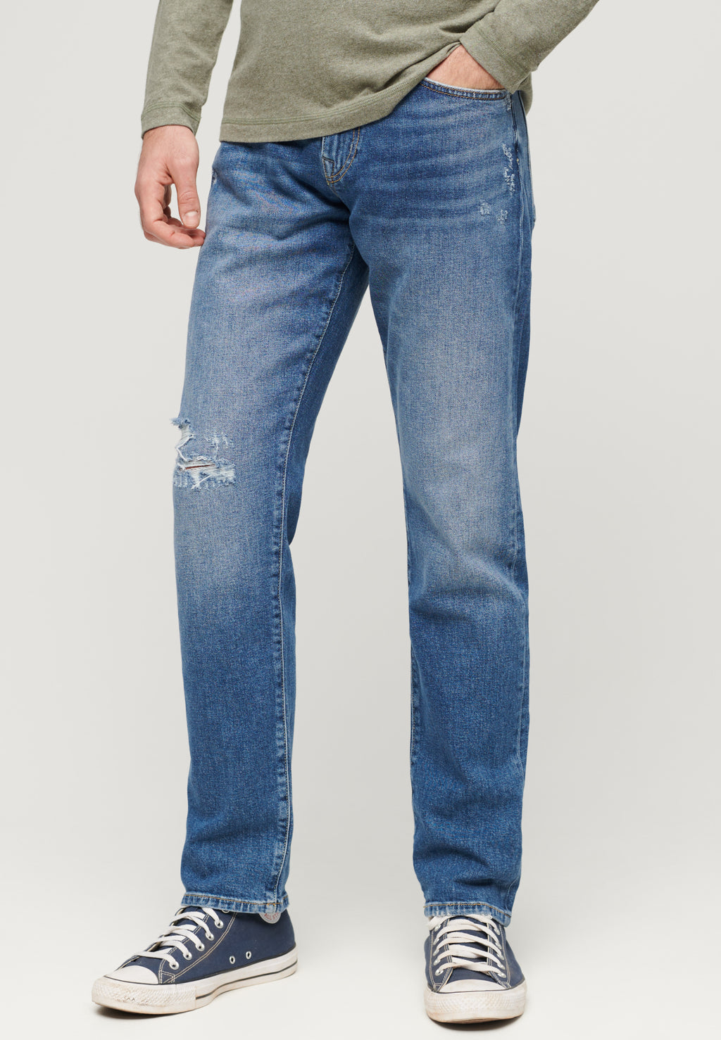 Vintage Slim Straight Jeans