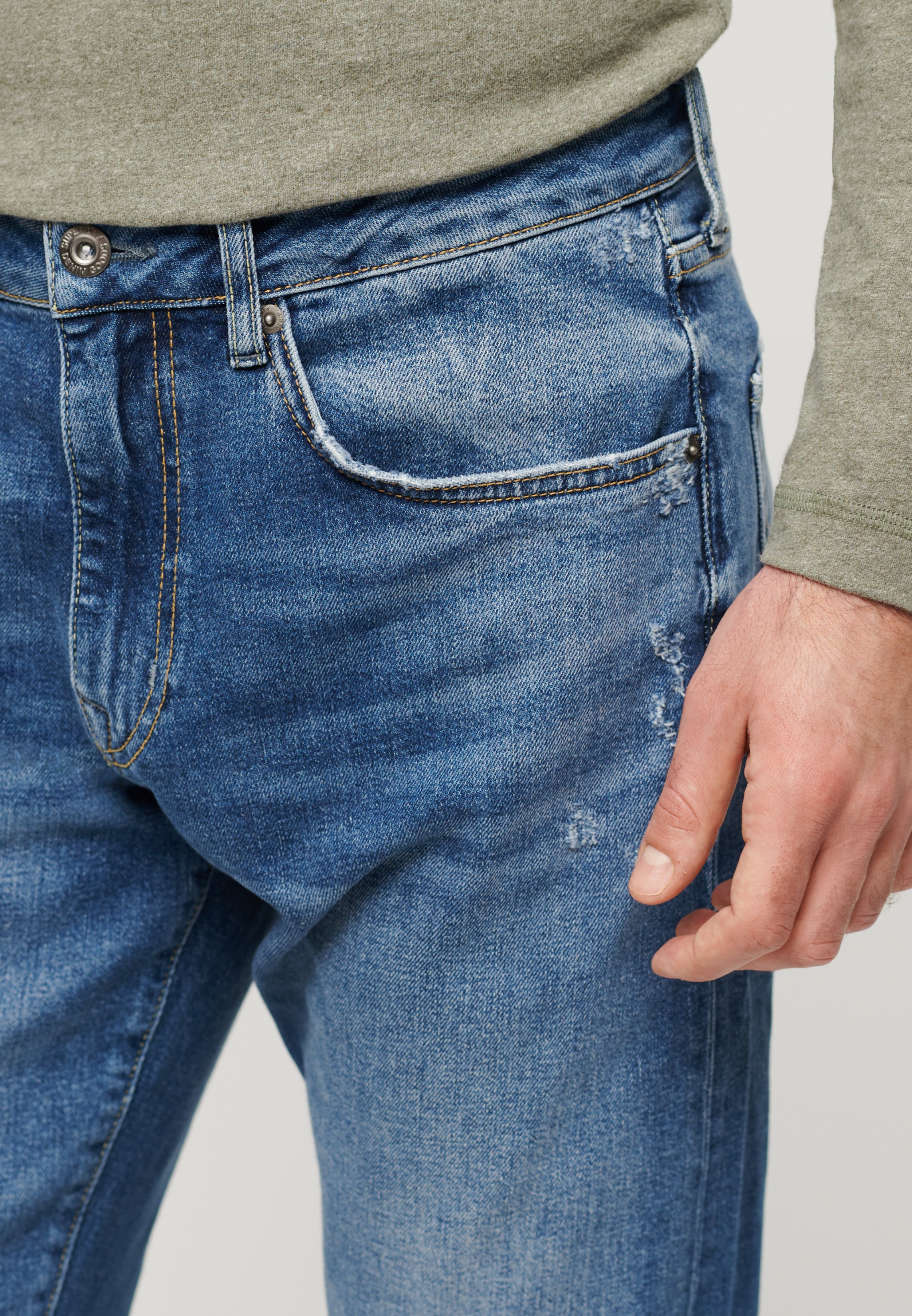Vintage Slim Straight Jeans