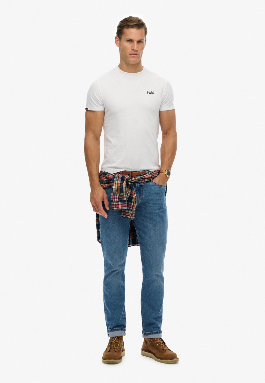 Essential Contrast Emb Tee