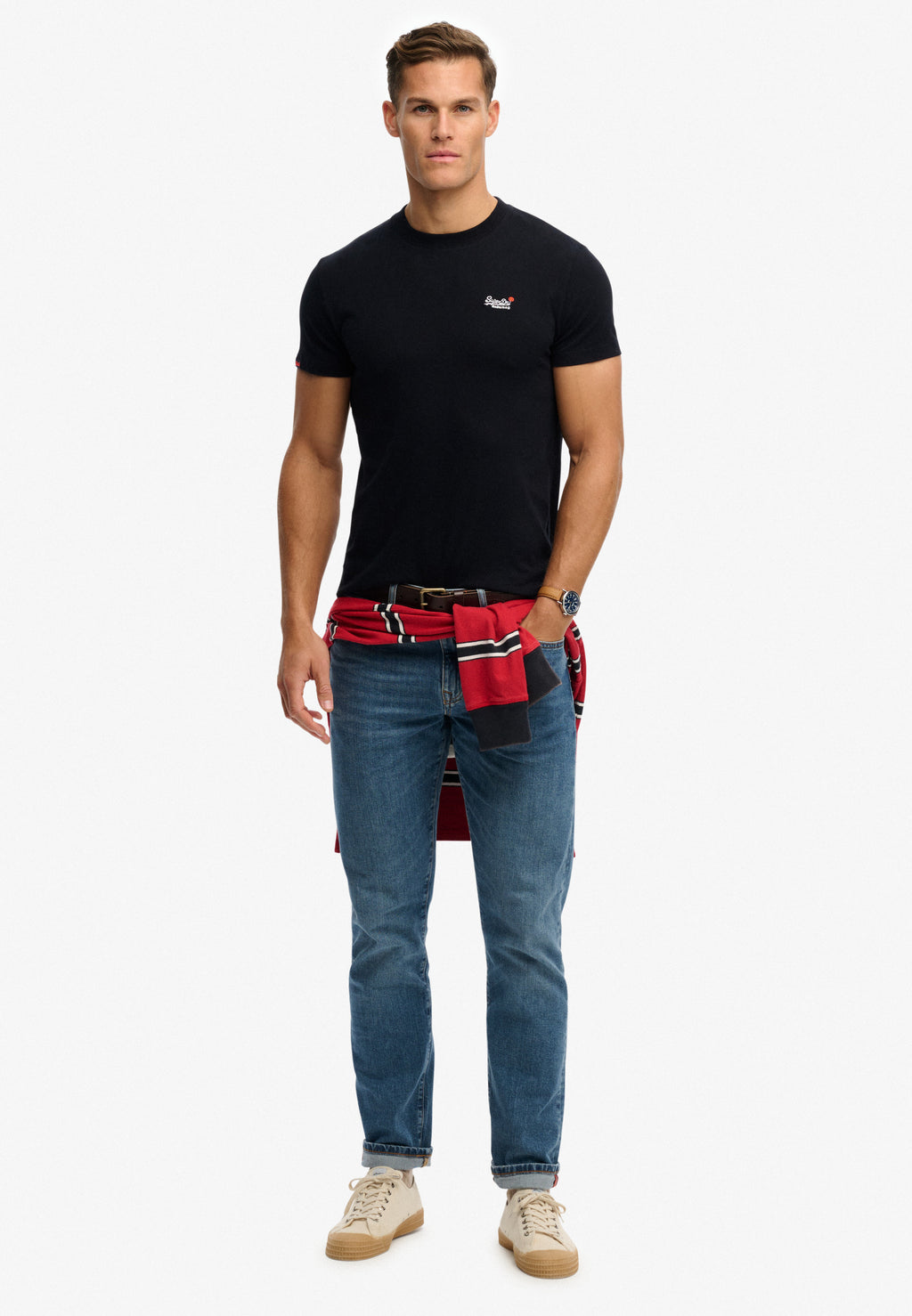 Essential Contrast Emb Tee