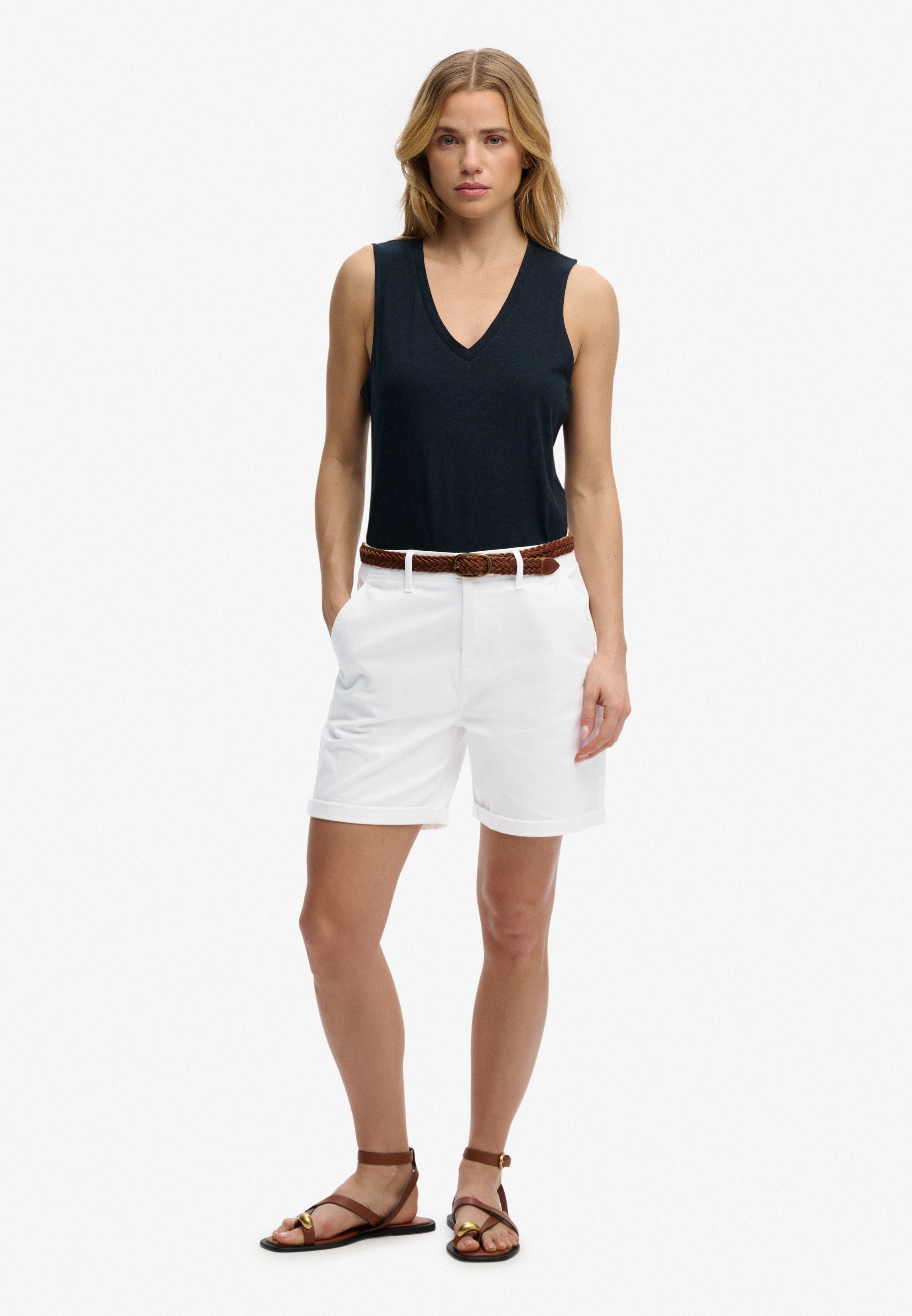 Chino Short — White