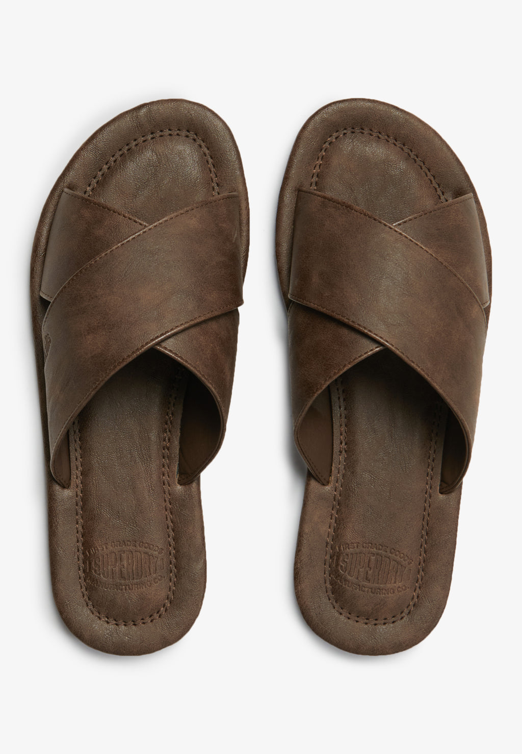 Vintage Cross Strap Slide