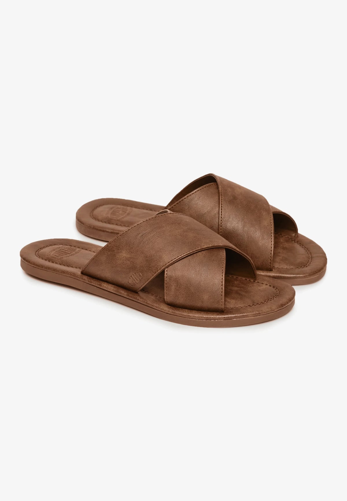 Vintage Cross Strap Slide