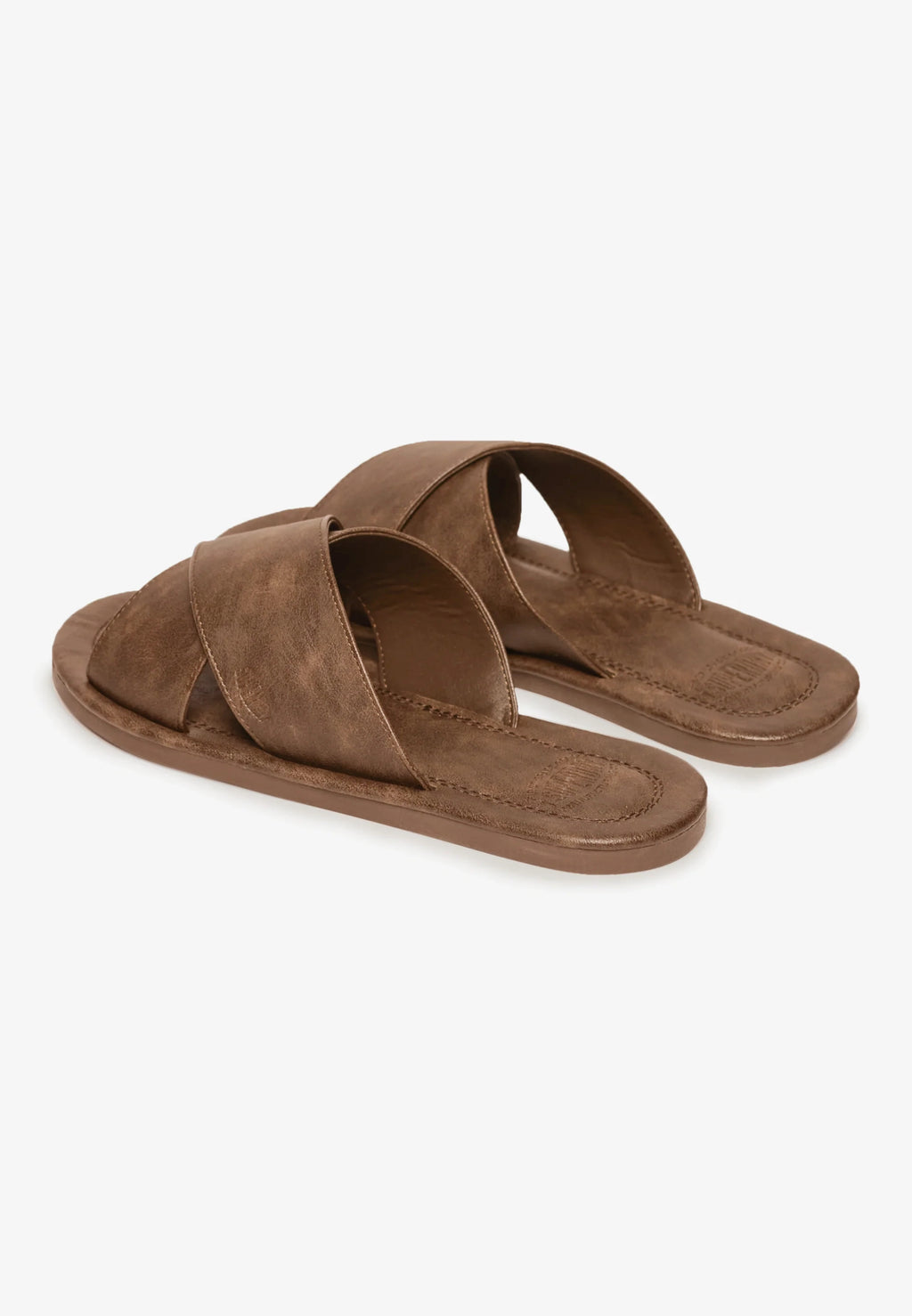 Vintage Cross Strap Slide