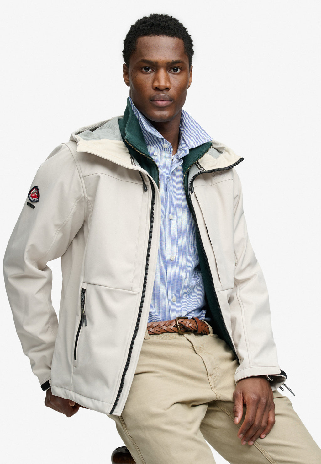 Hooded Softshell Trekker Jkt