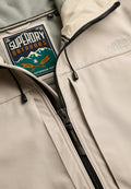 Hooded Softshell Trekker Jkt — Rainy Day Grey