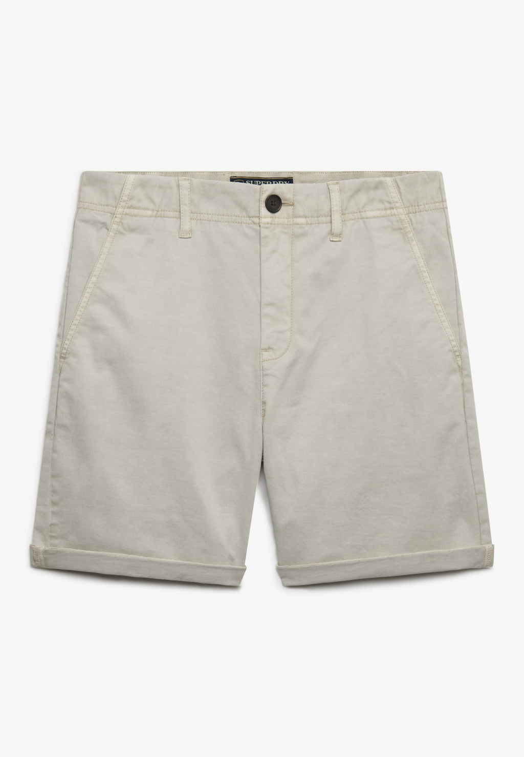 Chino Short — Rainy Day Grey
