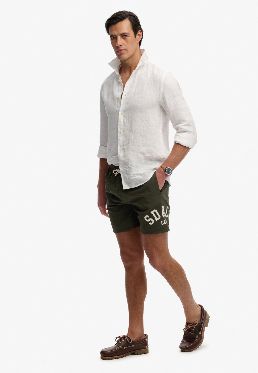 Printed Logo 16 Swim Short