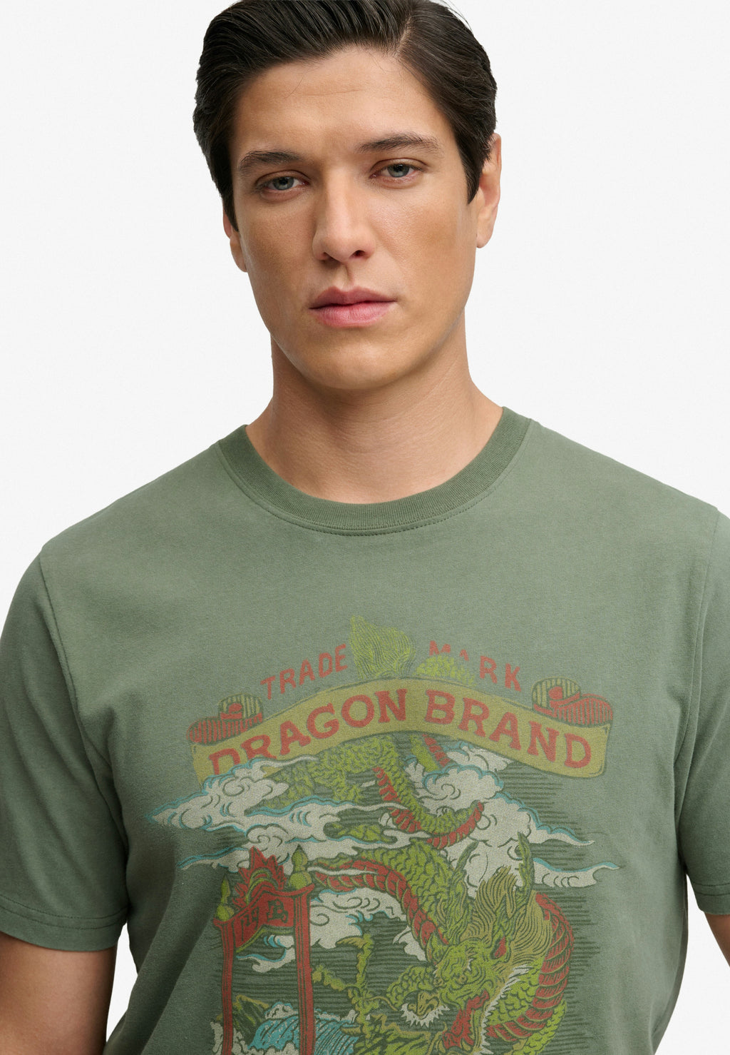 Tokyo Relaxed Tee — Beetle Green