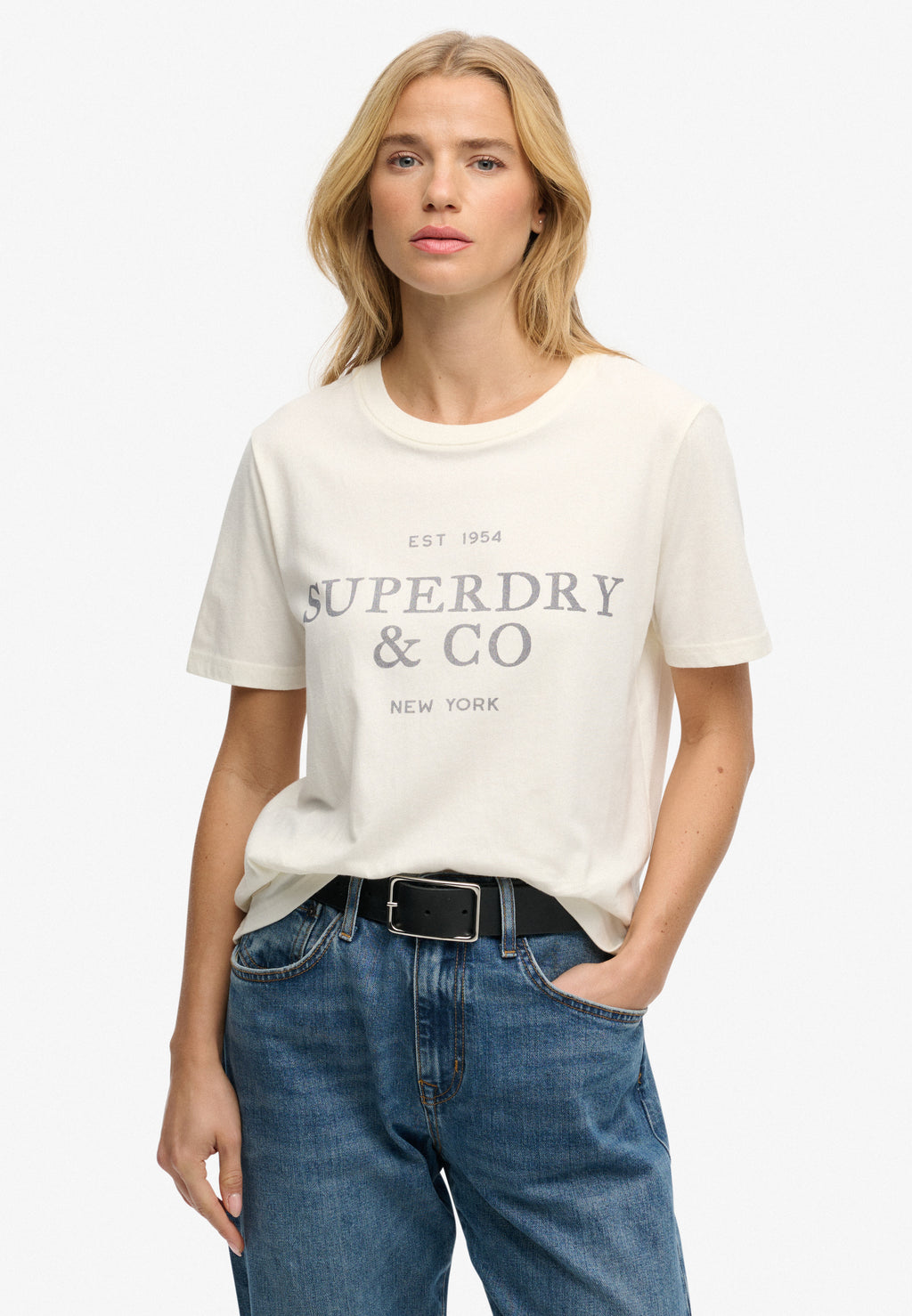 Luxe Casual Rlxd Tee — Cream