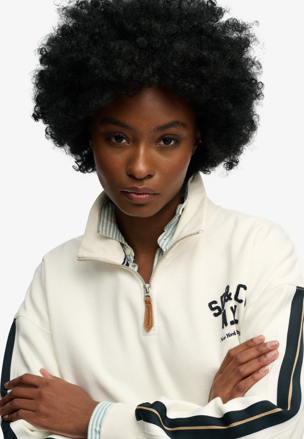 Country Club Applique Half Zip
