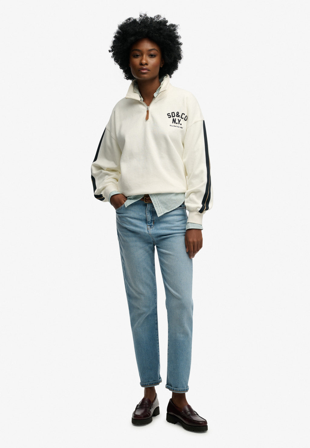 Country Club Applique Half Zip